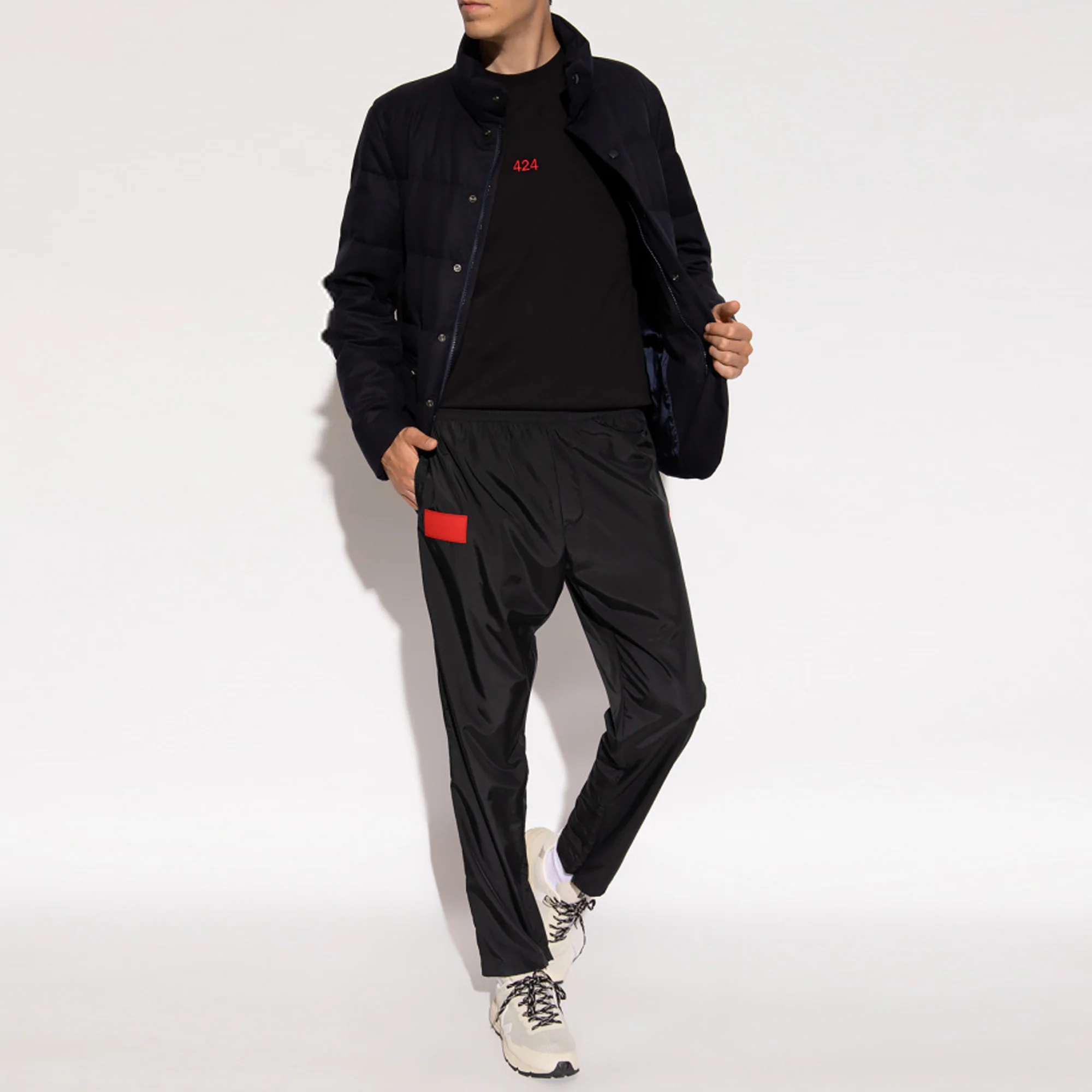 424 Mens SS Logo Tee (Black) - Image 2