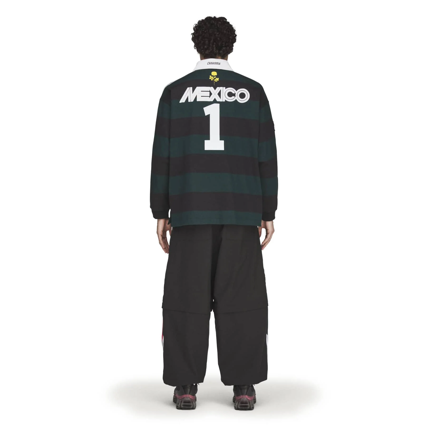 Adidas Mens Chavarria Rugby Long Sleeve Shirt - Image 4