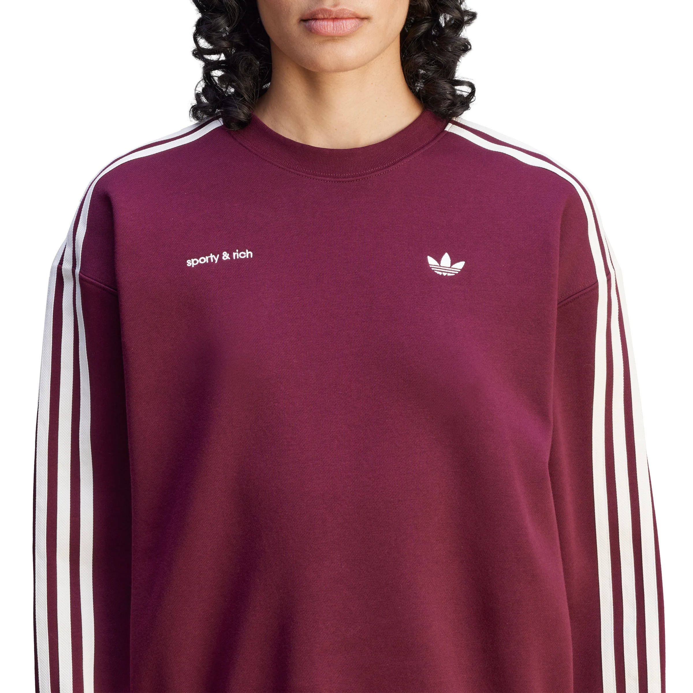 Adidas x Sporty & Rich Womens Sweatshirt - Image 4