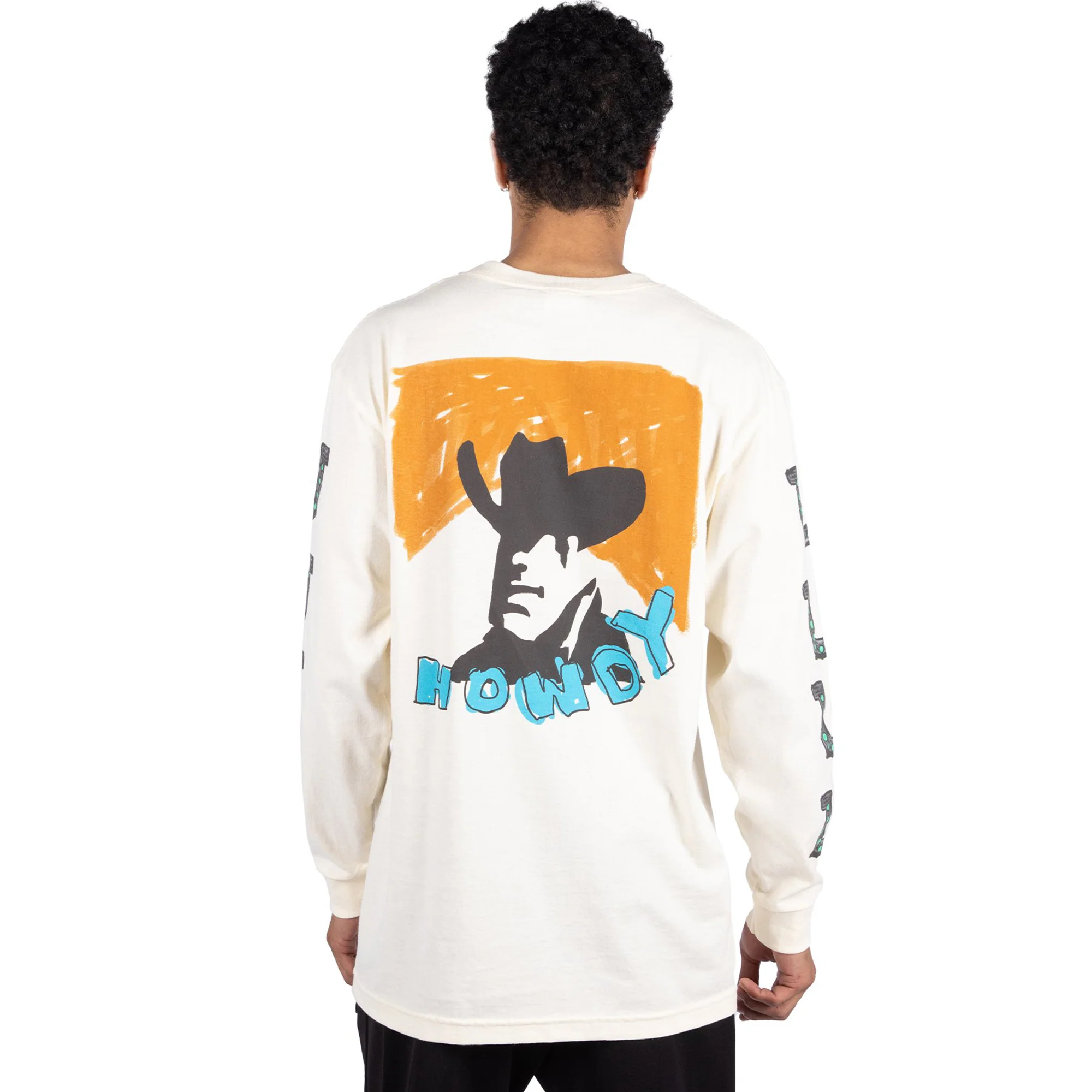 After School Special Mens Cowboy Long Sleeve 'Cream' - Image 3