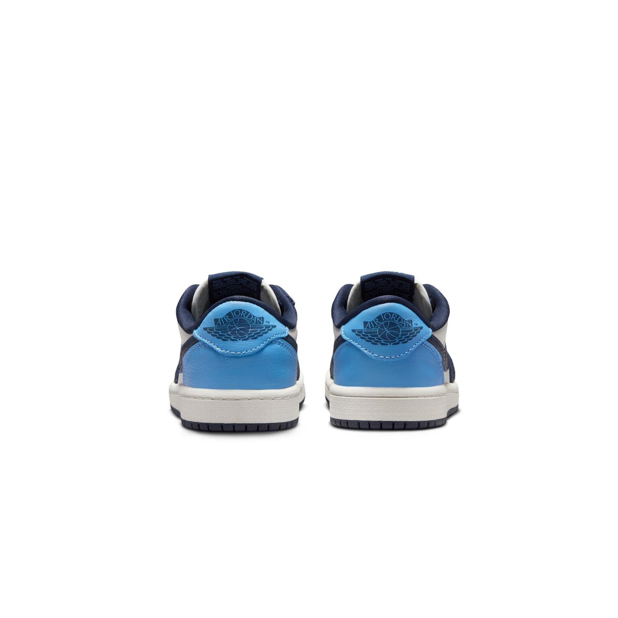 Air Jordan 1 Little Kids Low OG "Obsidian" Shoes - Image 3