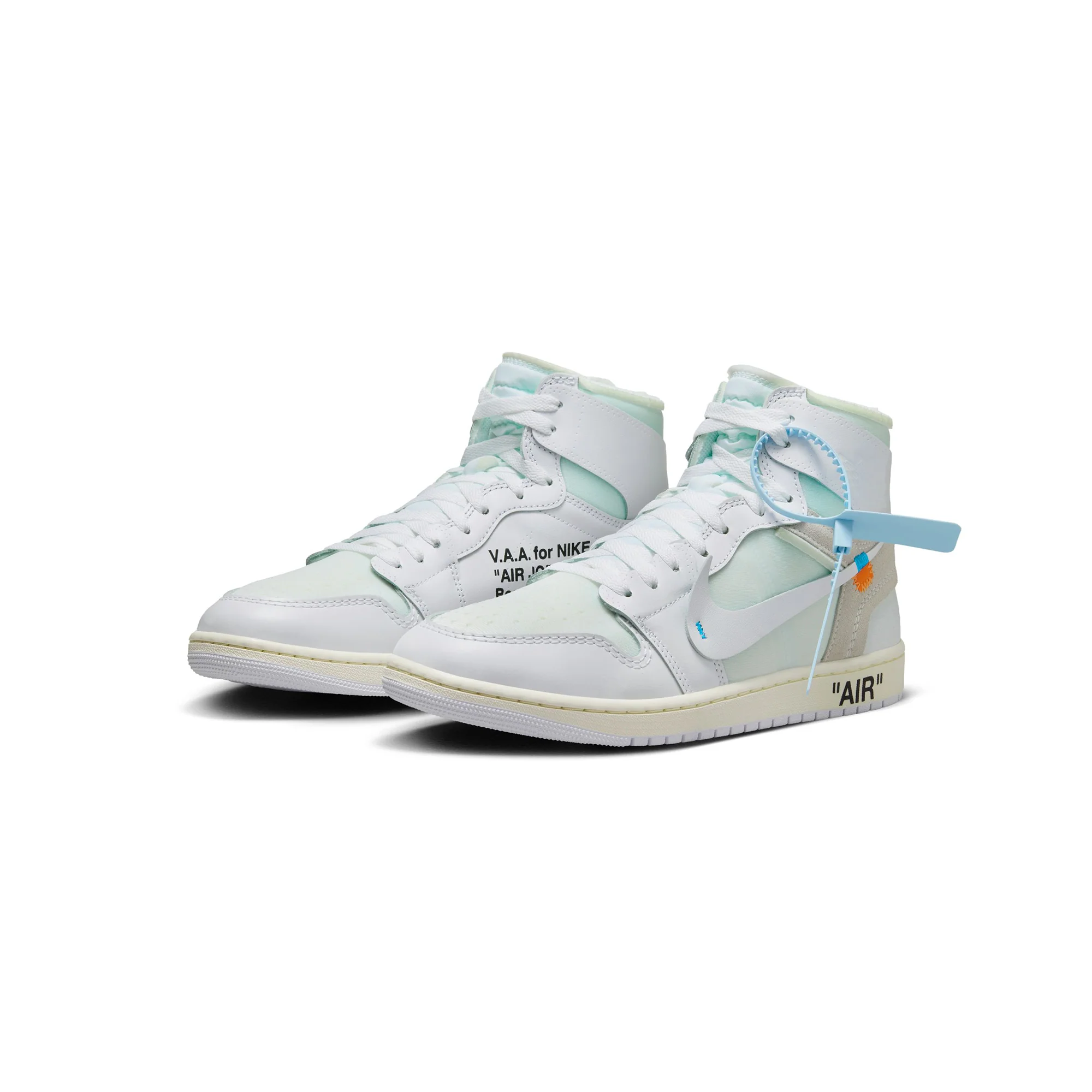 Air Jordan 1 x V.A.A Mens Retro High OG SP "Alaska" Shoes - Image 2