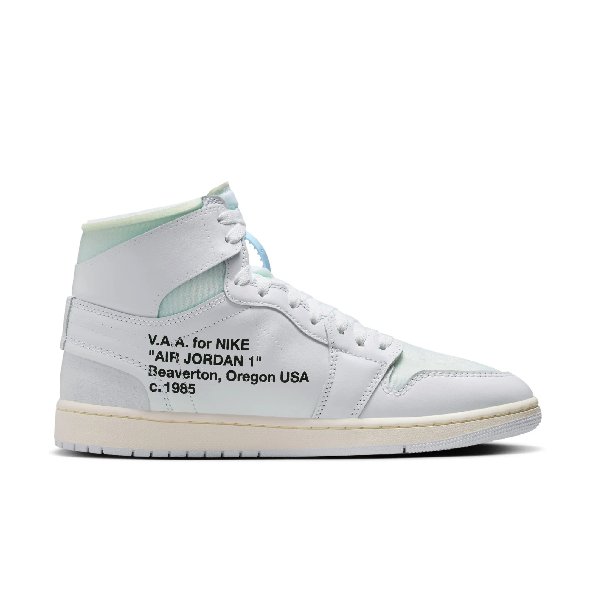 Air Jordan 1 x V.A.A Mens Retro High OG SP "Alaska" Shoes - Image 5