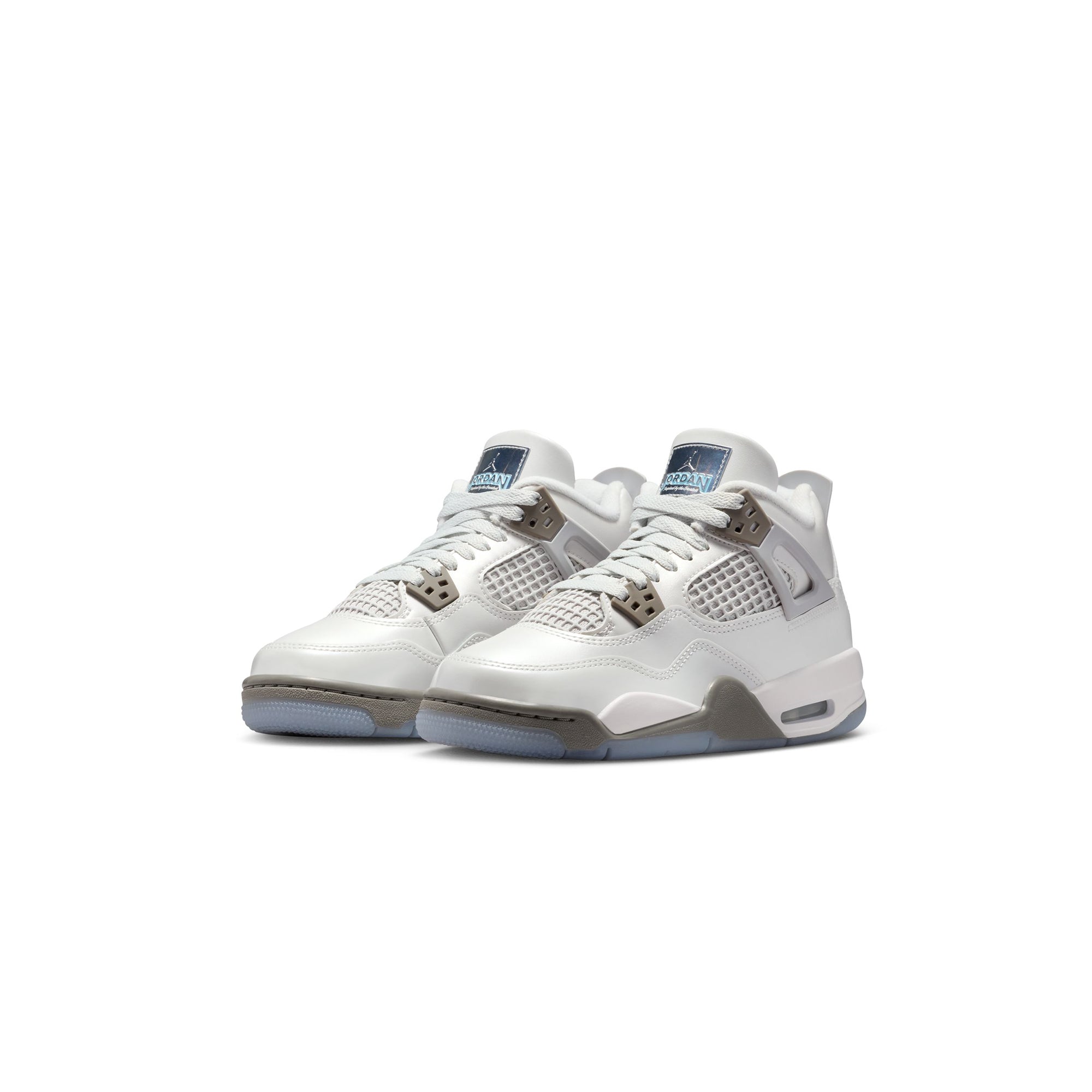 Air Jordan 4 Kids Retro "Blue Chill" Shoes - Image 2