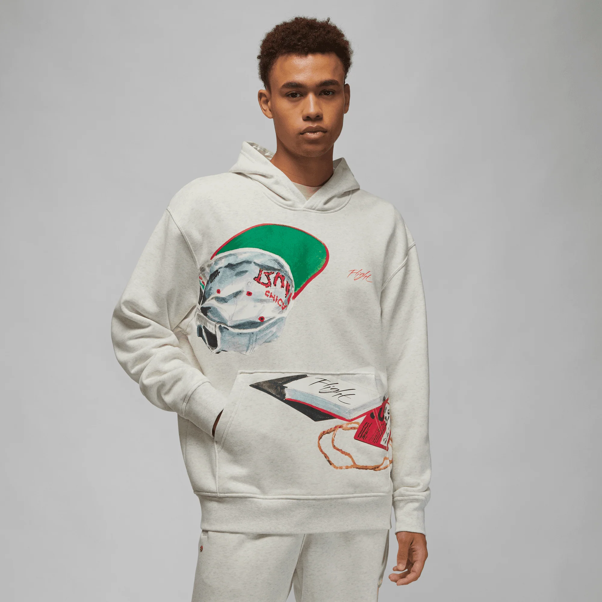 Air Jordan Artist Series By Jacob Rochester Mens Hoodie - Image 2