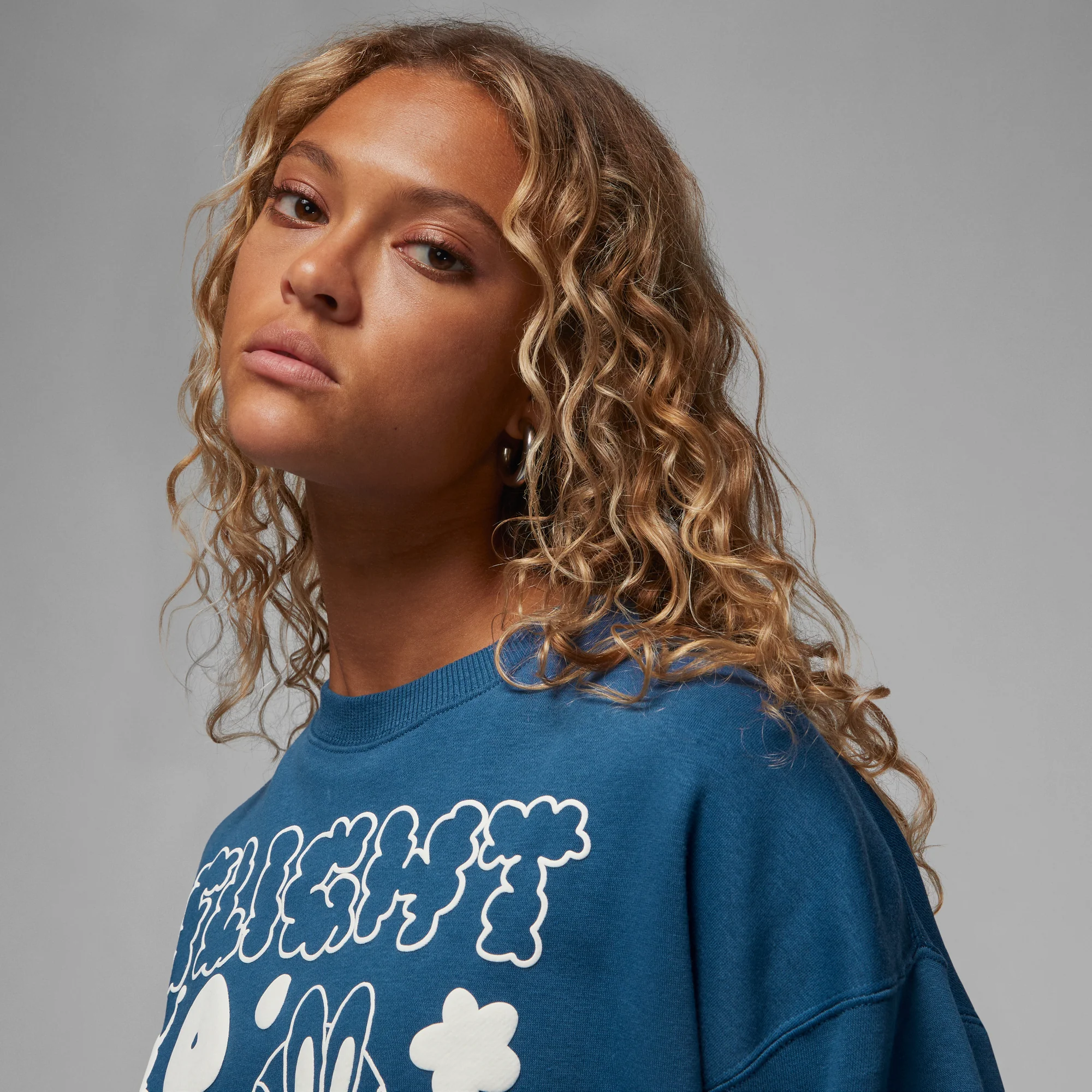 Air Jordan Artist Series by Mia Lee Womens Fleece Crew - Image 4
