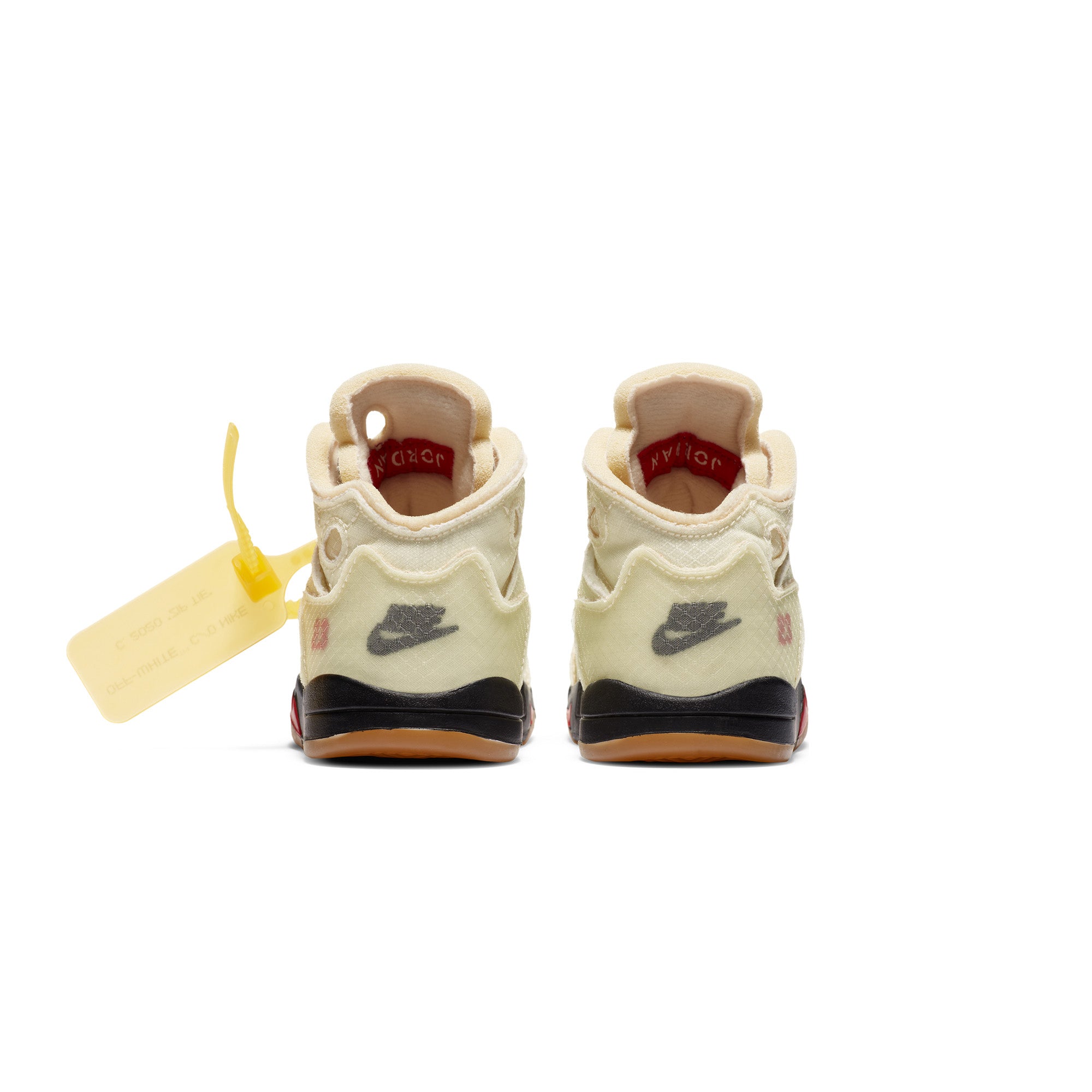 Air Jordan Off-White Infants 5 Retro SP Shoes - Image 3