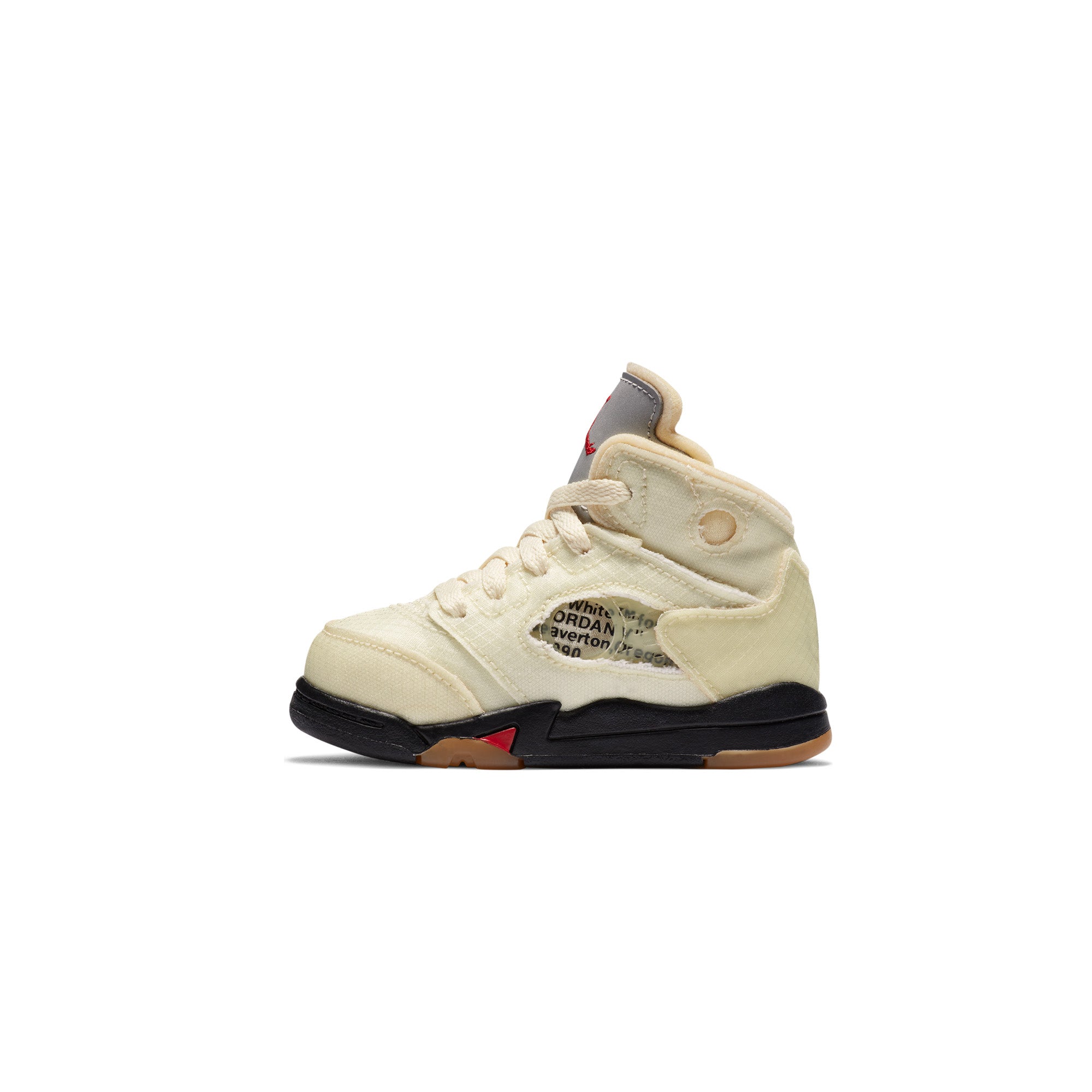 Air Jordan Off-White Infants 5 Retro SP Shoes - Image 4