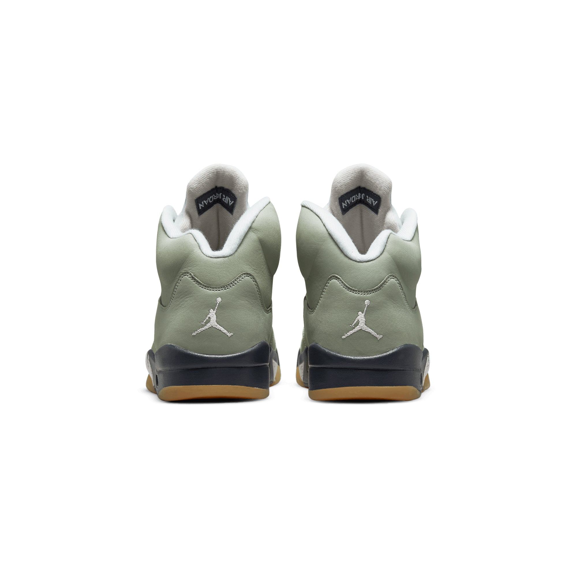 Air Jordan Mens 5 Retro Shoes 'Jade Horizon/Desert Sand' - Image 3