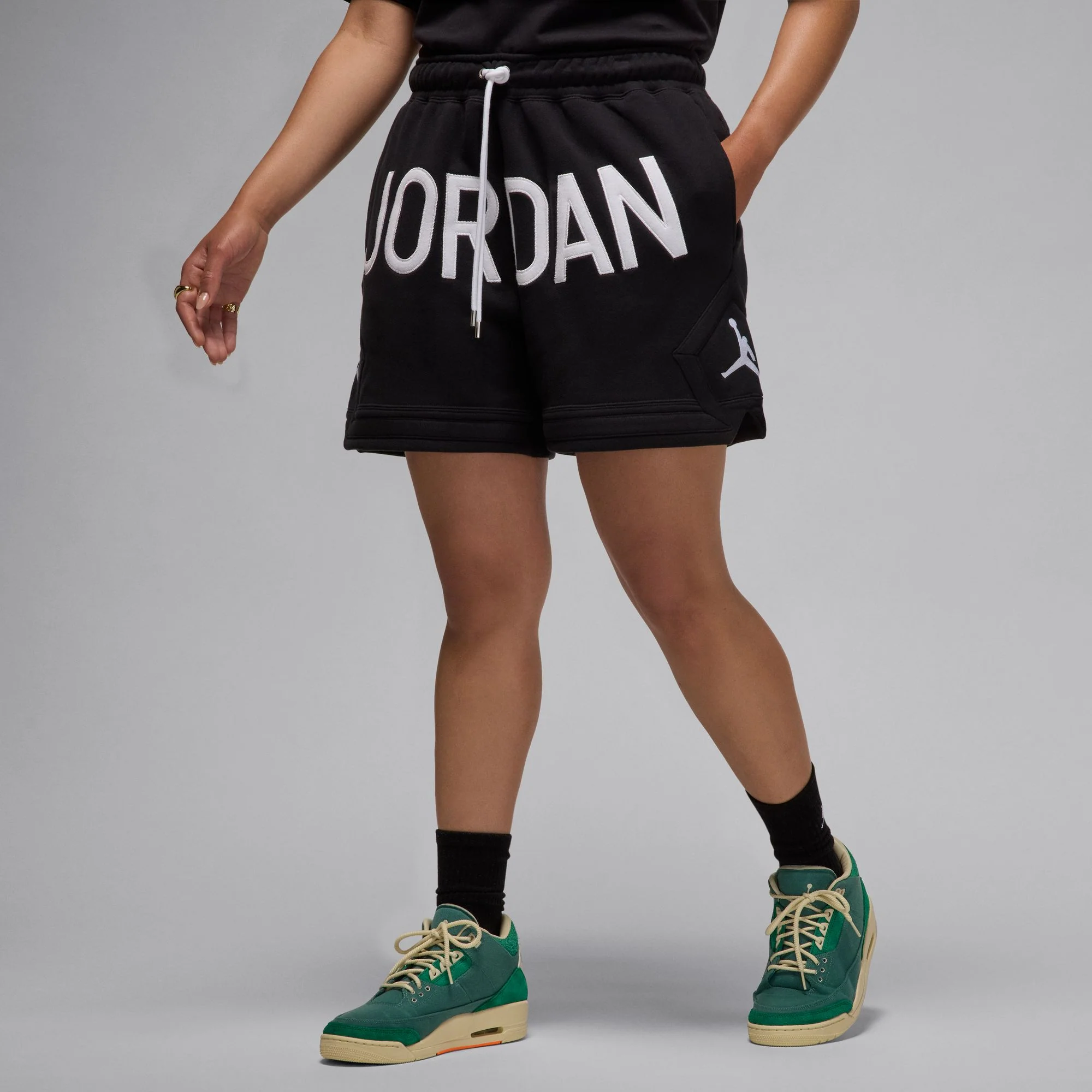 Air Jordan x Nina Chanel Abney Fleece Shorts - Image 2