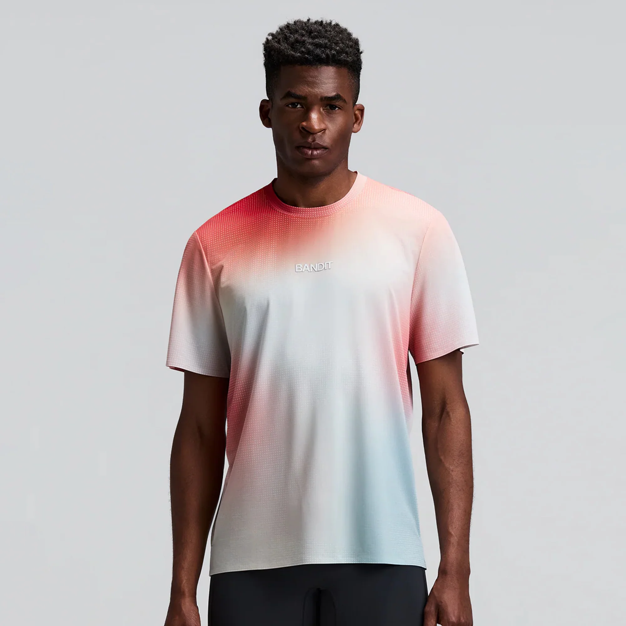 Bandit Running Mens Performance Tee With Flo Pack Detail - Image 2