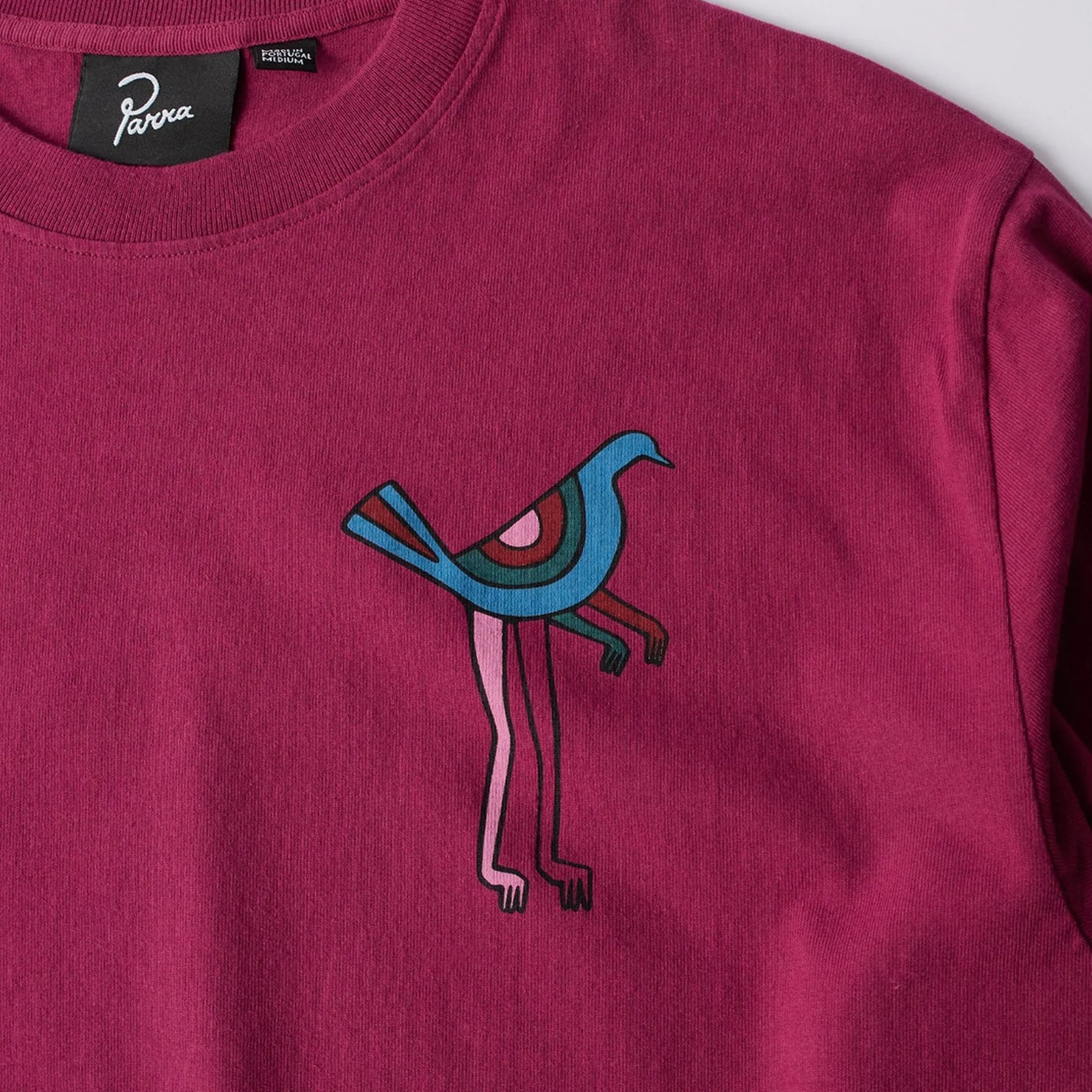 By Parra Mens Wine and Books LS Tee - Image 3