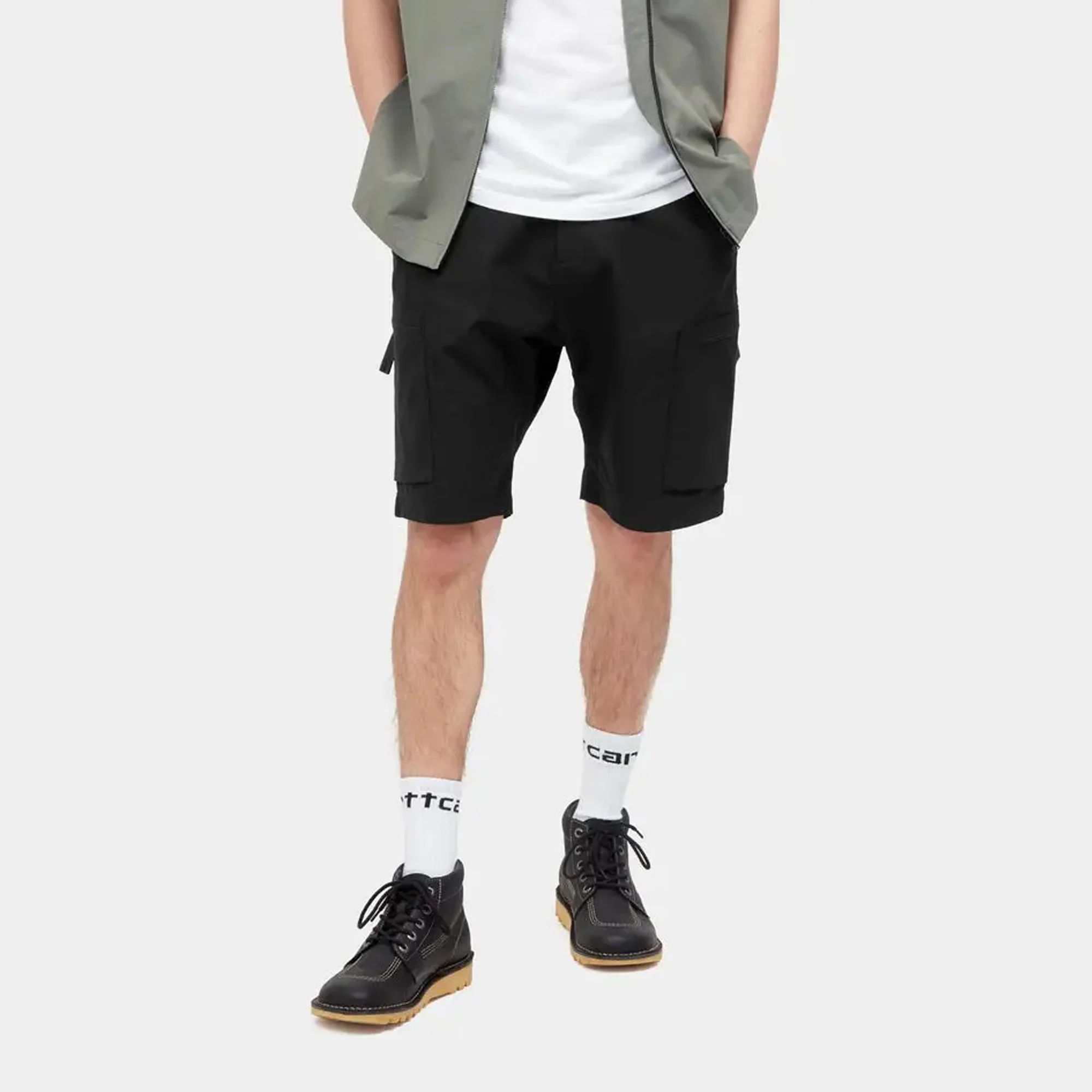 Carhartt WIP Mens Hewitt Short Black - Image 3