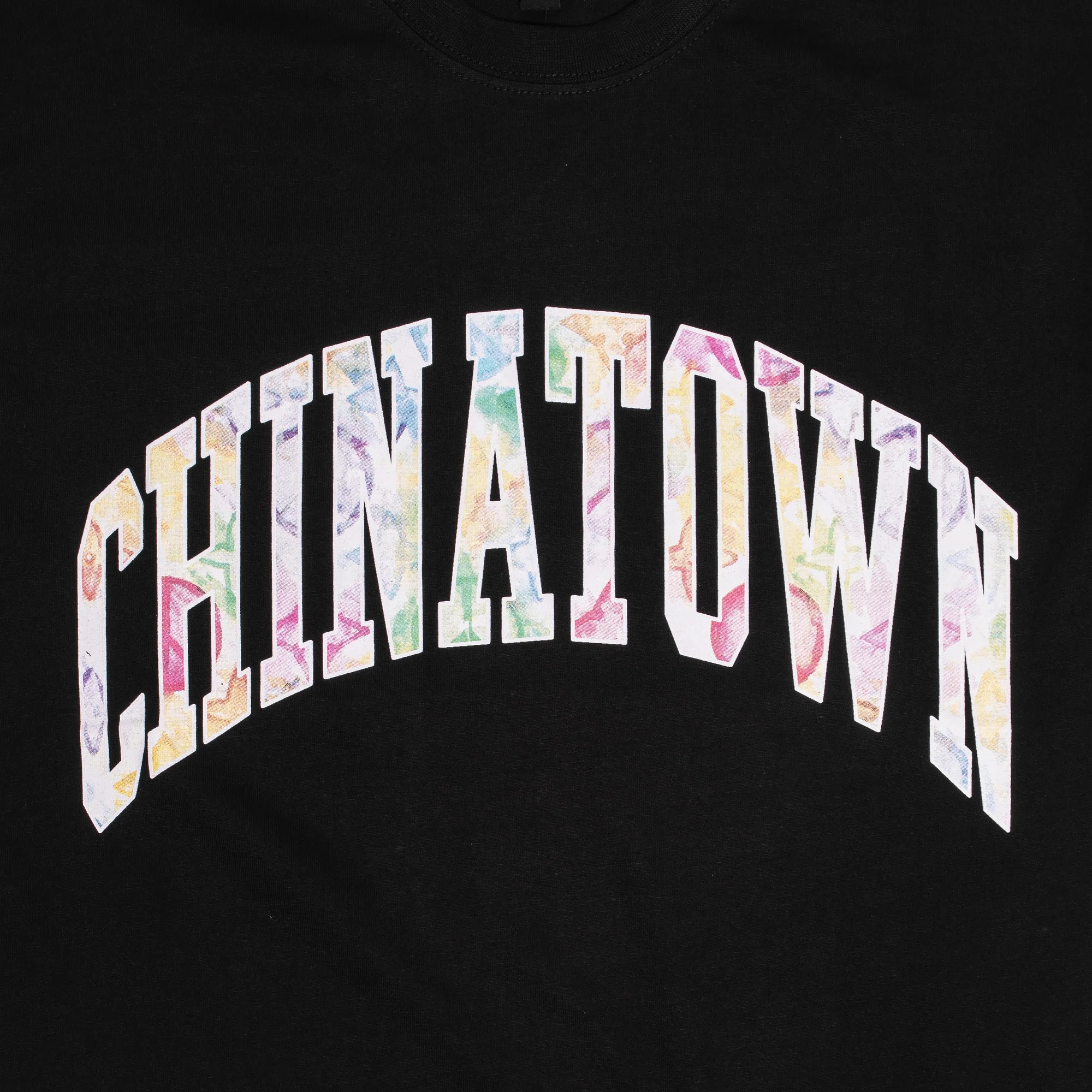 Chinatown Market Mens Watercolor Arc T-Shirt 'Black' - Image 2