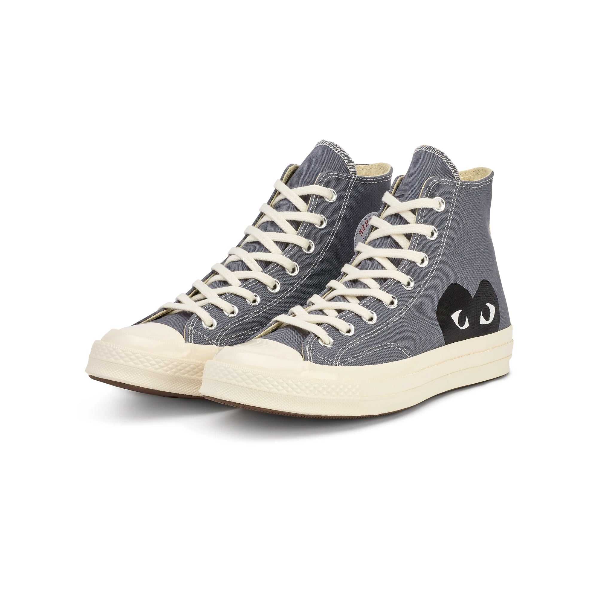 Comme des Garcons PLAY x Converse Chuck 70 High Shoes - Image 2