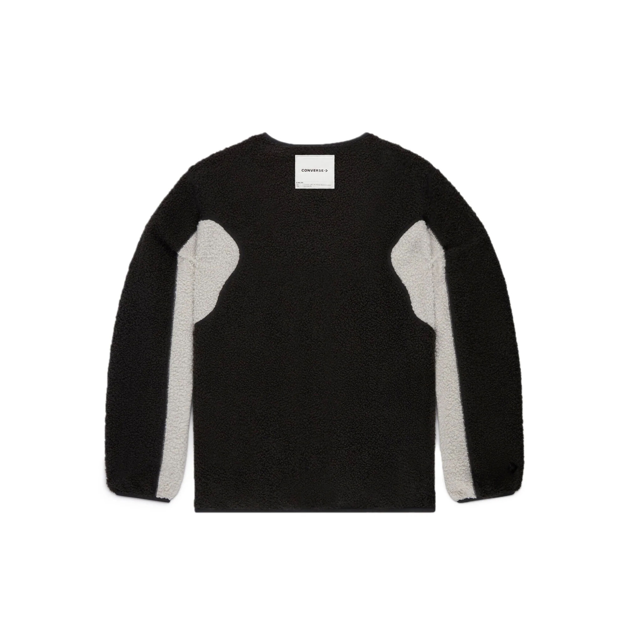 Converse x Slam Jam 'Black/Grey' Sherpa Jacket - Image 2