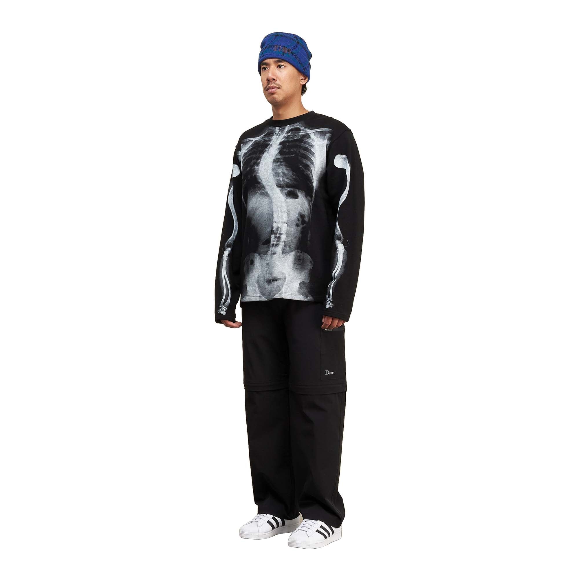 Dime Mens Wave Bones Terry LS Shirt - Image 2