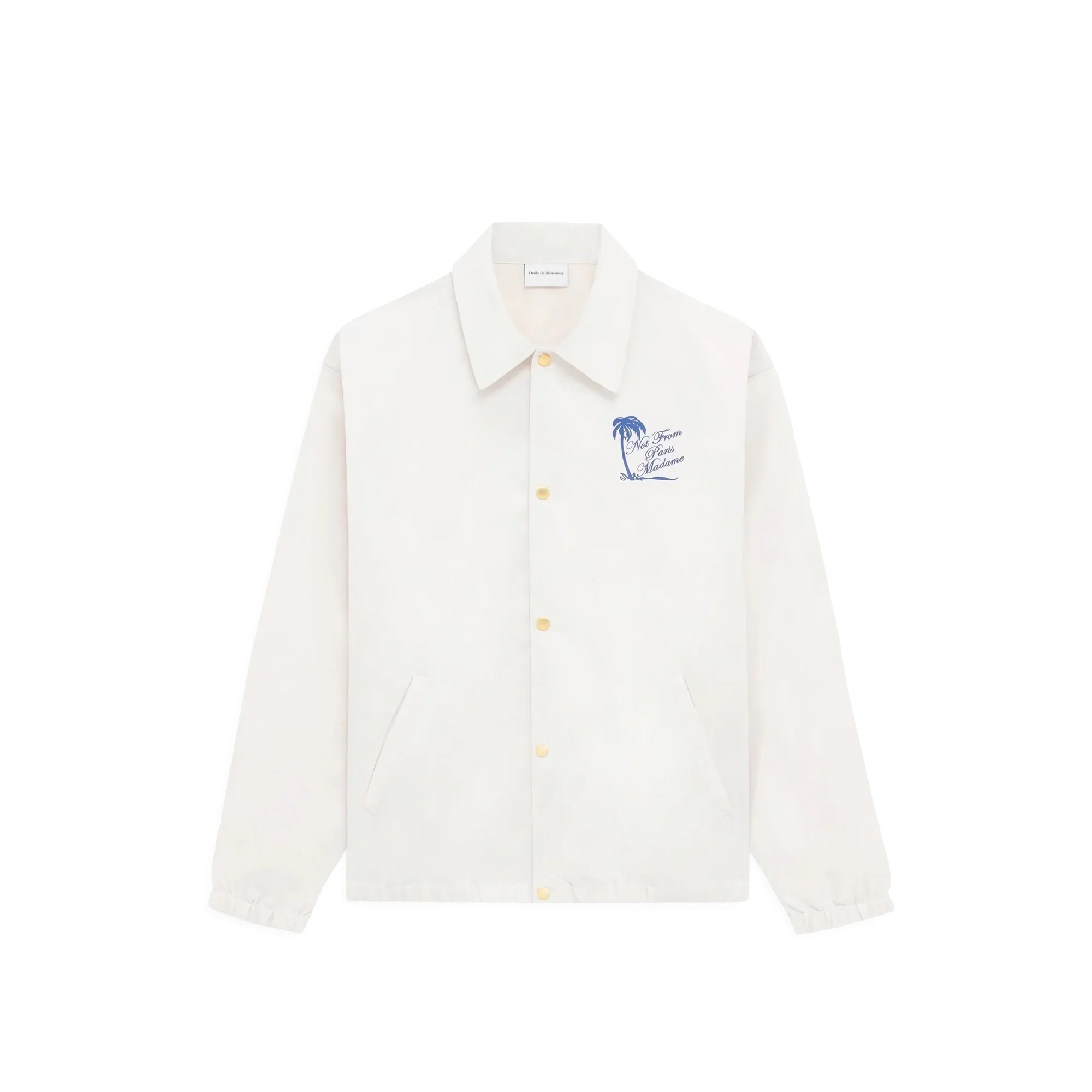 Drôle de Monsieur Mens Vestie Slogan Palmiers Shirt