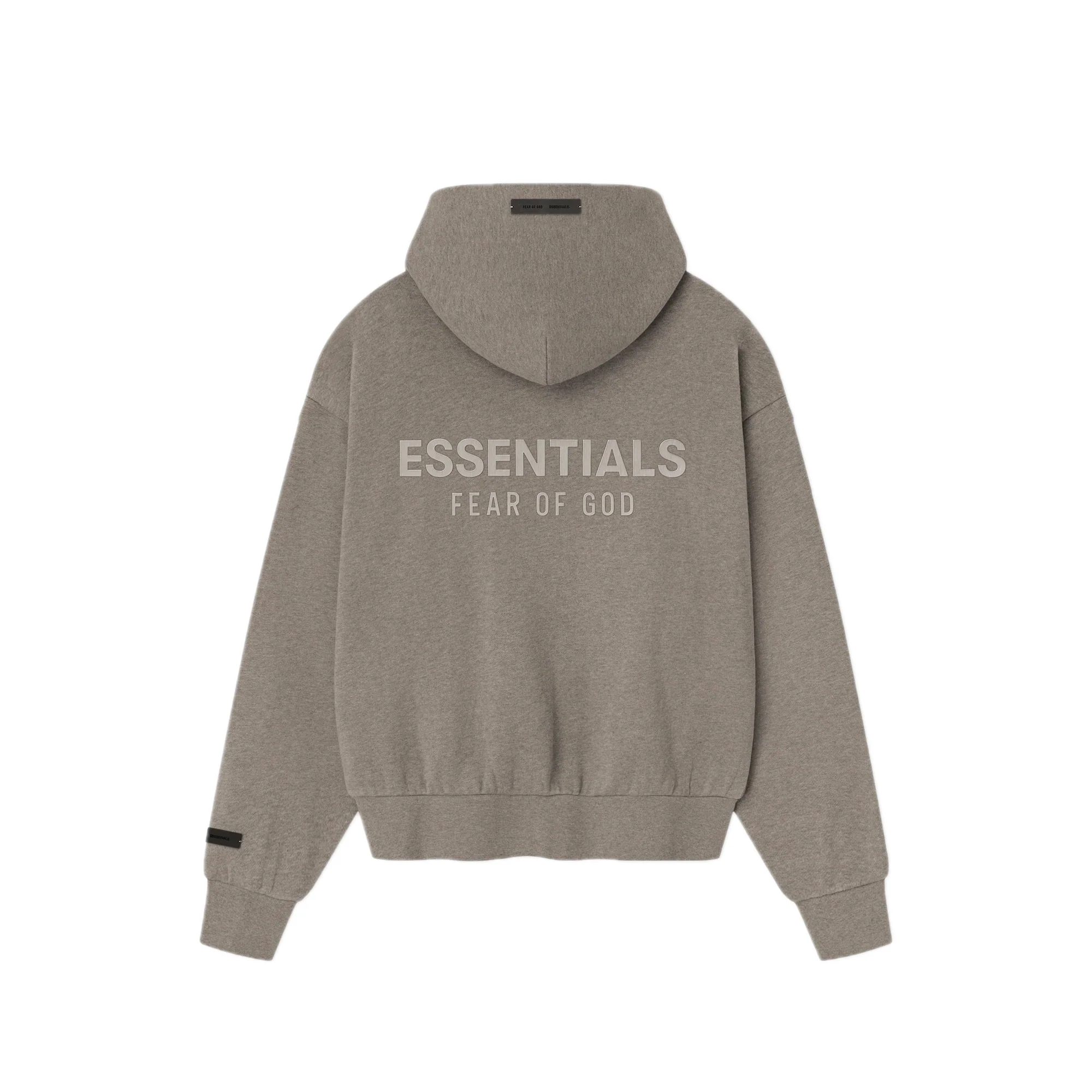 Fear of God ESSENTIALS Mens Classic Fit Fleece Zip-Up Hoodie - Image 2