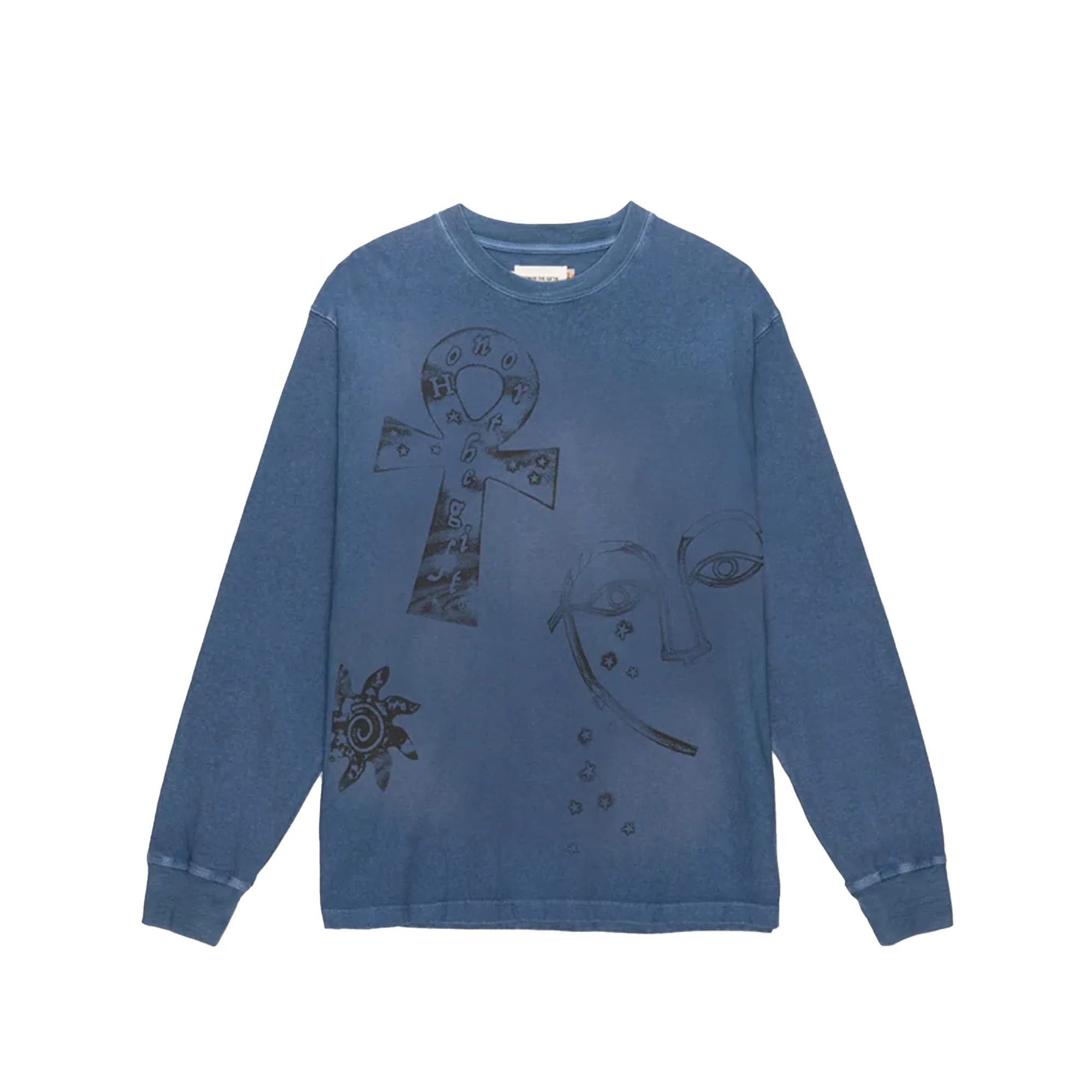 Honor The Gift Mens Elder L/S Tee Long Beach Navy