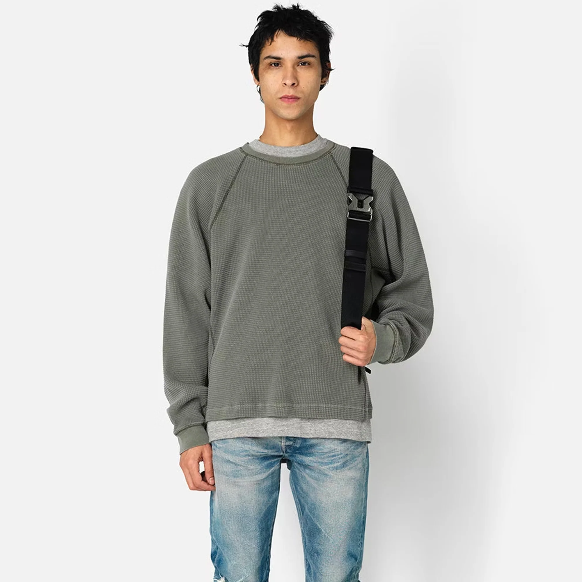 John Elliott Mens Thermal Crew - Image 2