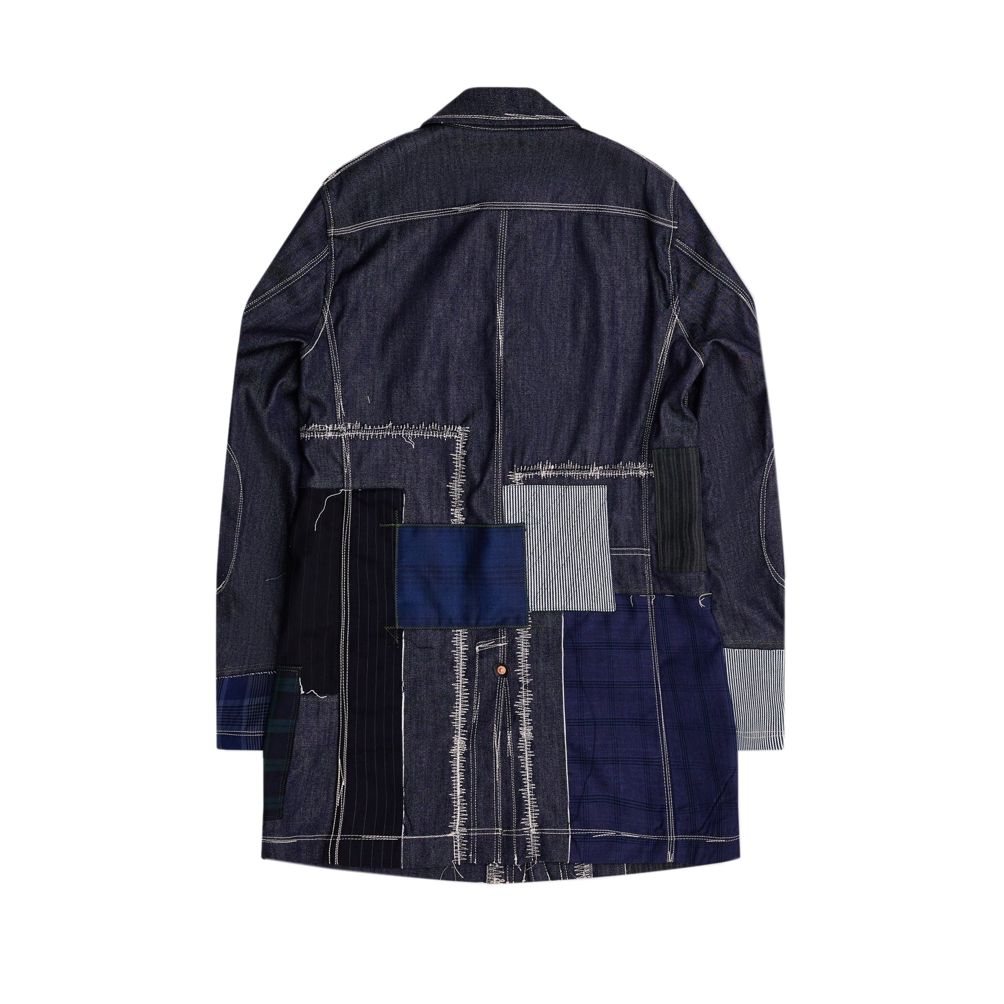 Junya Watanabe MAN x Levi's Mens Multi Fabric Long Jacket - Image 2