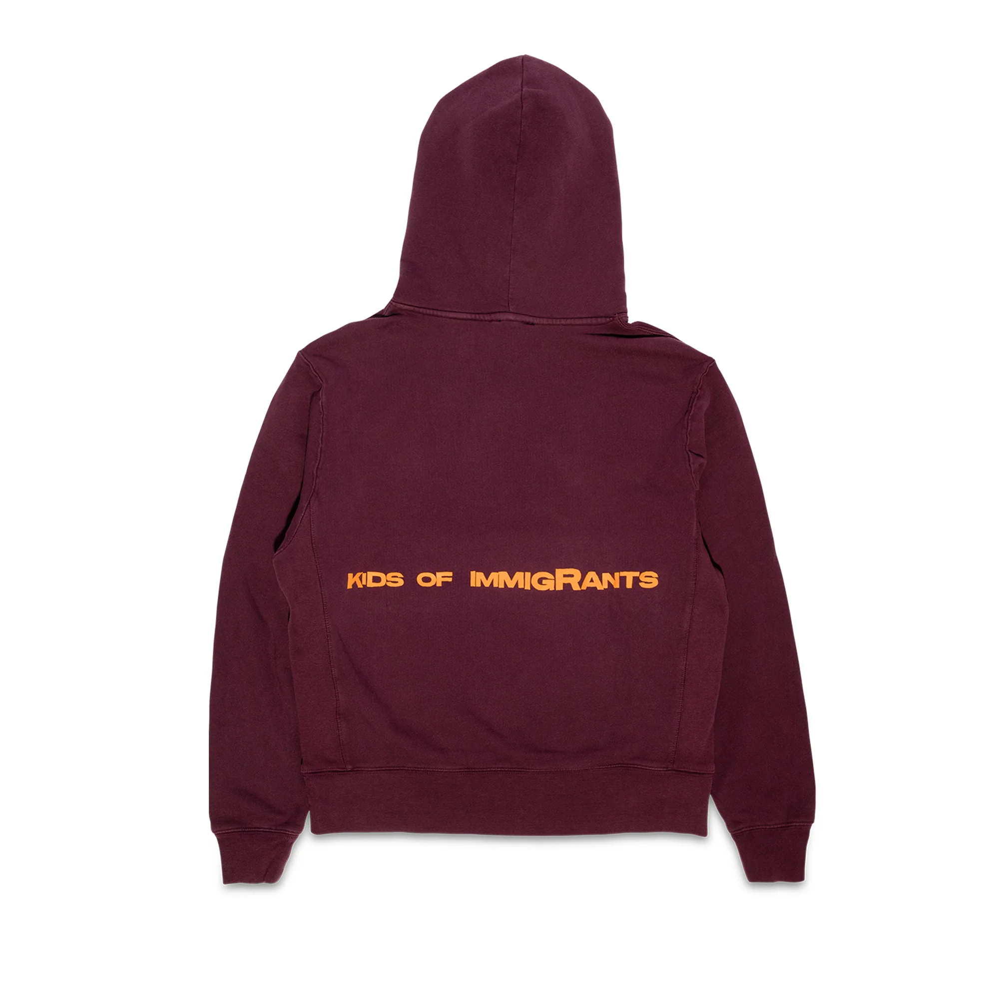Kids Of Immigrants Mens Hoodie 'Purple' - Image 2