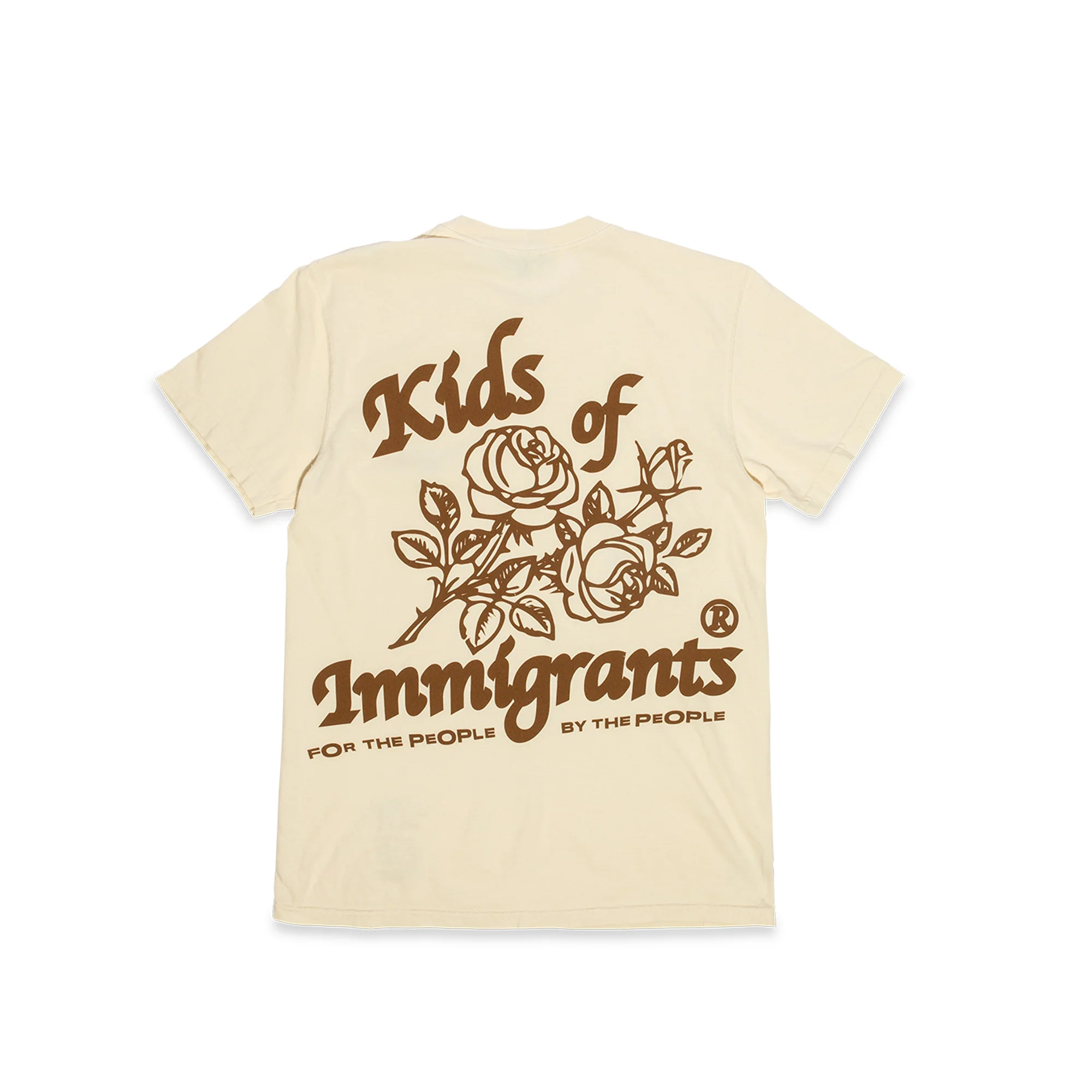Kids Of Immigrants Spread Love 3.0 T-Shirt 'Natural' - Image 2