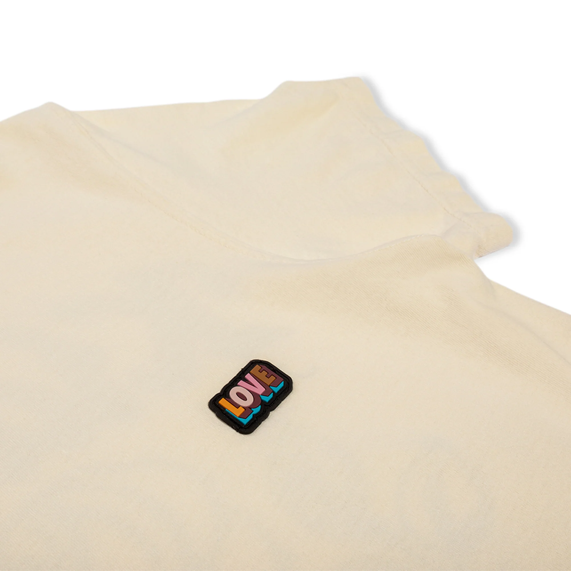 Kids Of Immigrants Spread Love 3.0 T-Shirt 'Natural' - Image 3