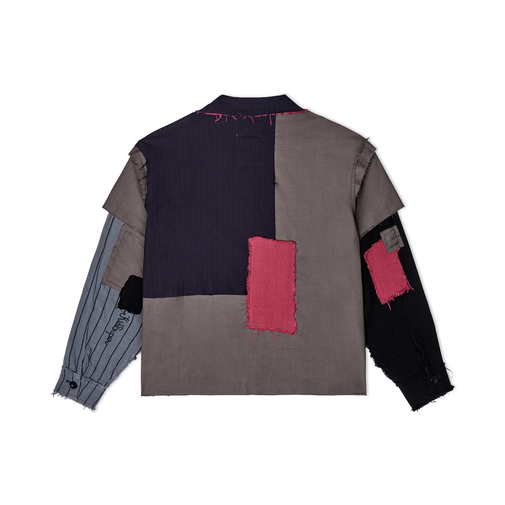 Kidsuper Mens Distressed Suit Top - Image 2