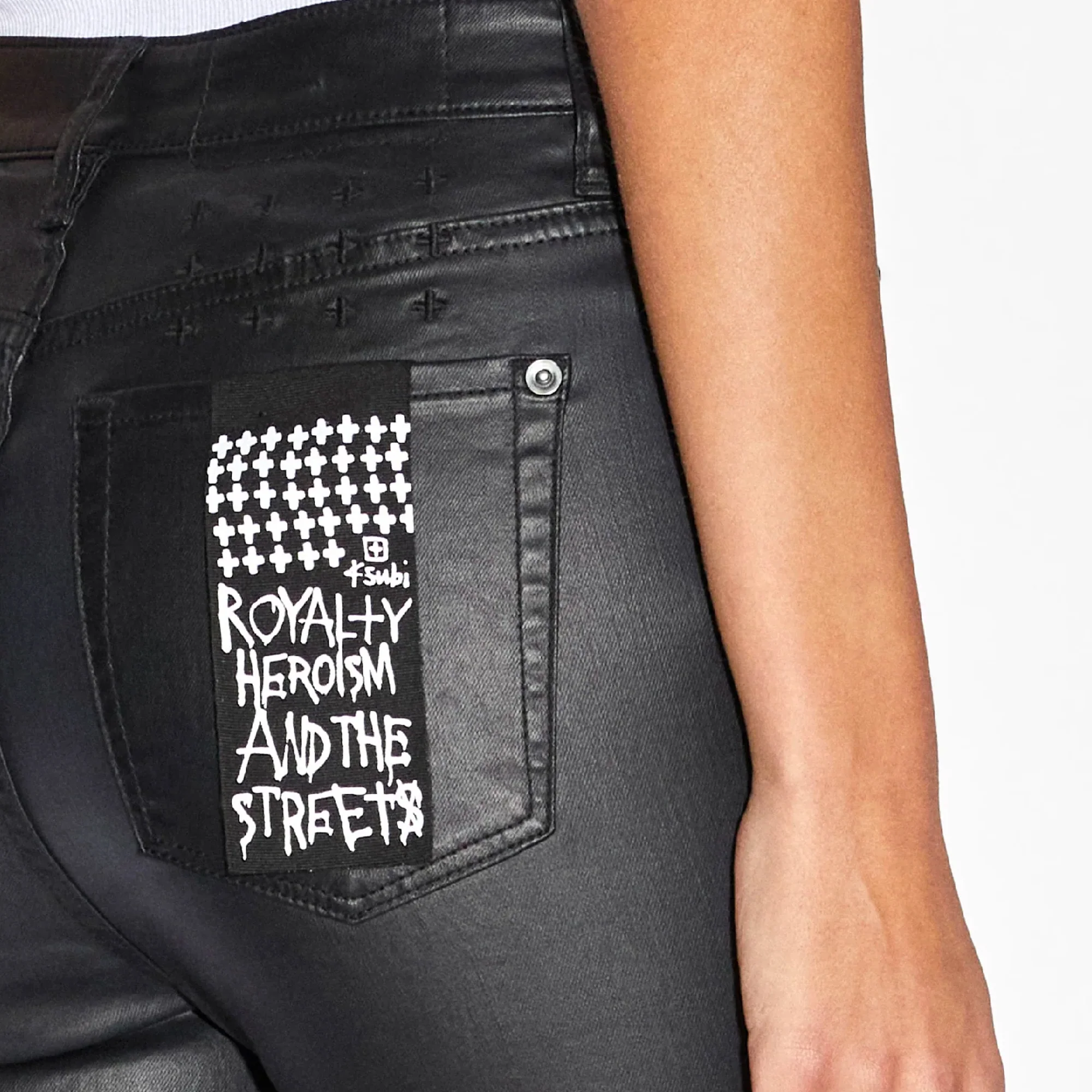 Ksubi Womens Spray On Xtra Wax Pants - Image 4