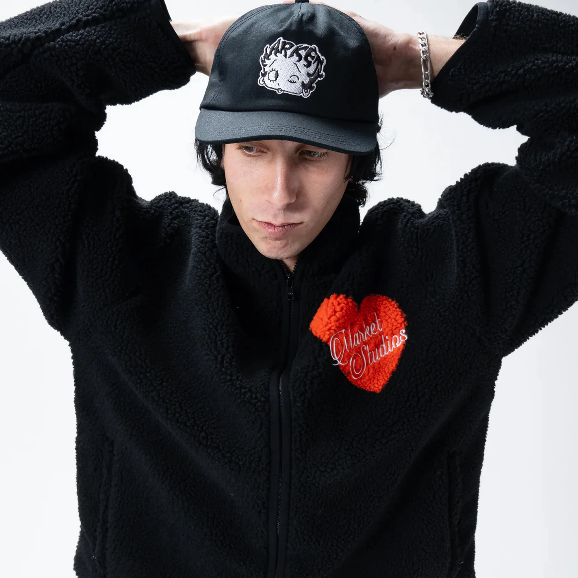 Market Mens Betty Boop Sweetheart Jacket - Image 3