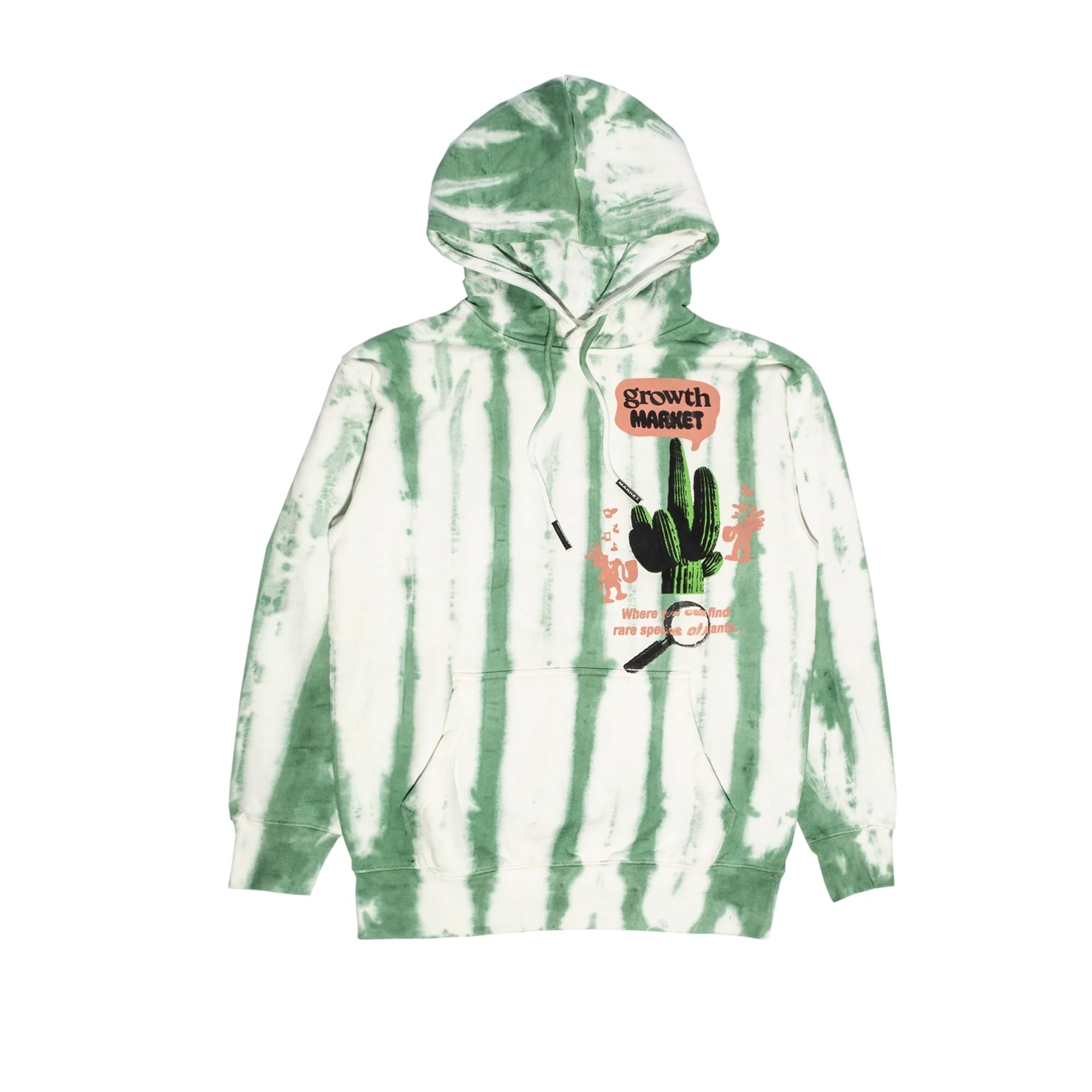 Market Mens Growth Market Tie Dye Hoodie