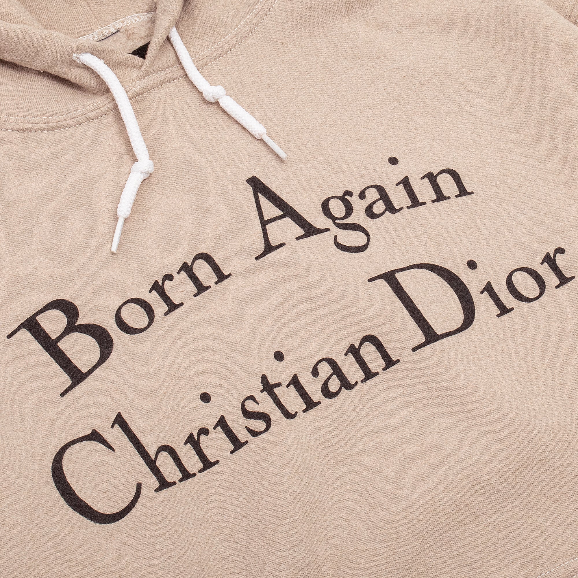 Market Secret Club Mens Born Again Christian Dior Hoodie - Image 2