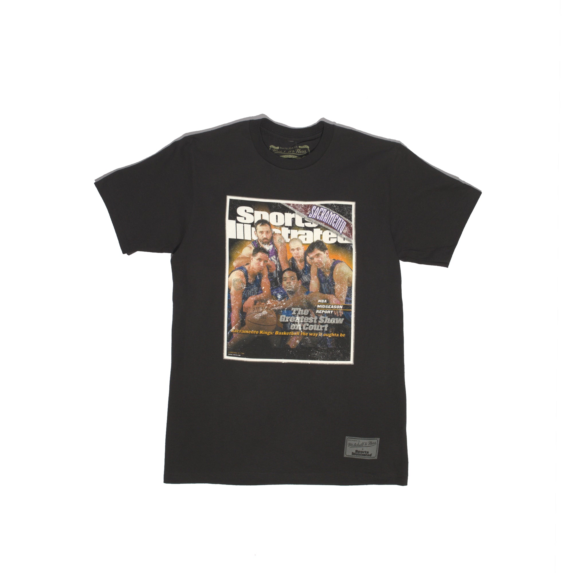 Mitchell & Ness Sacramento Kings SI Photo Tee 'Black'