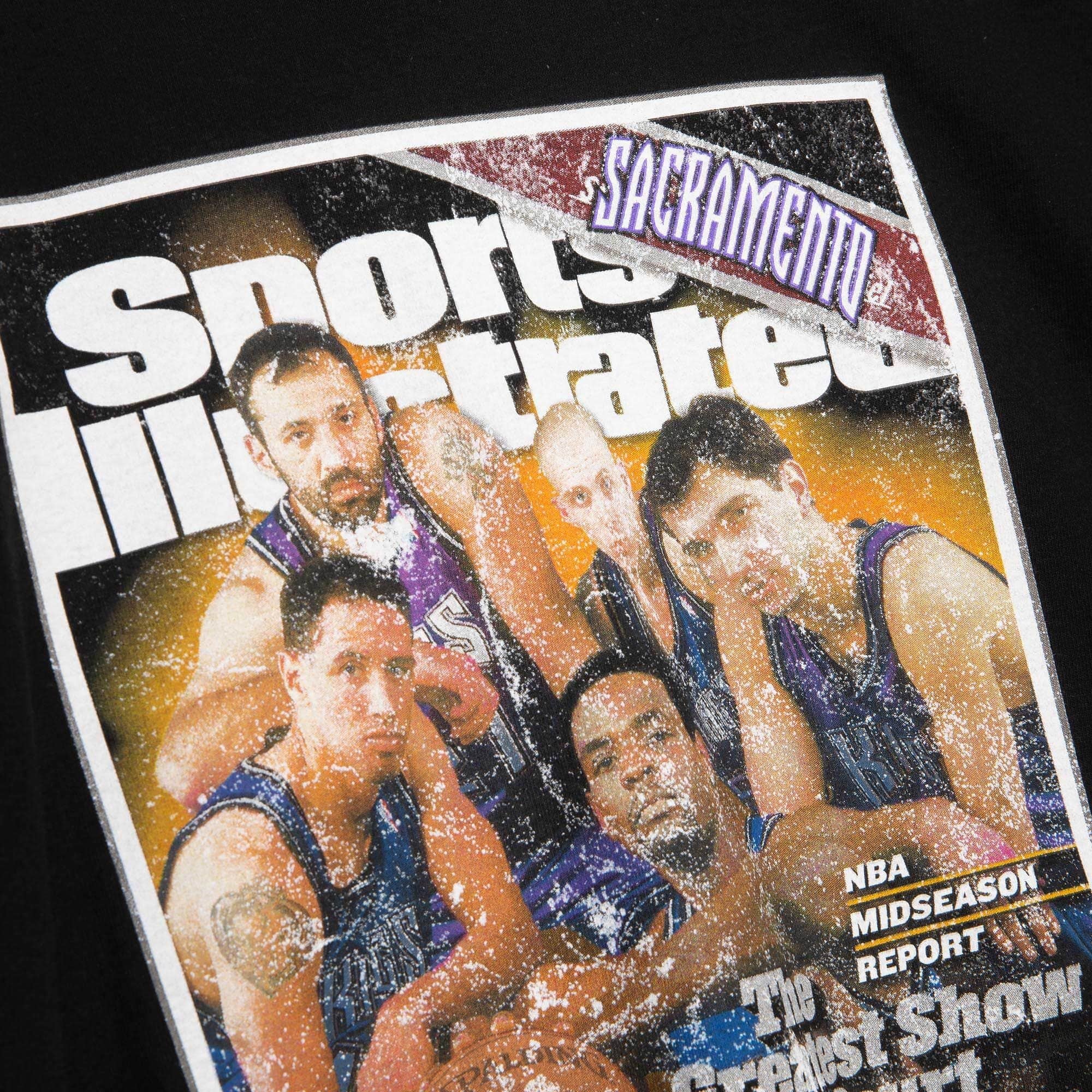 Mitchell & Ness Sacramento Kings SI Photo Tee 'Black' - Image 2