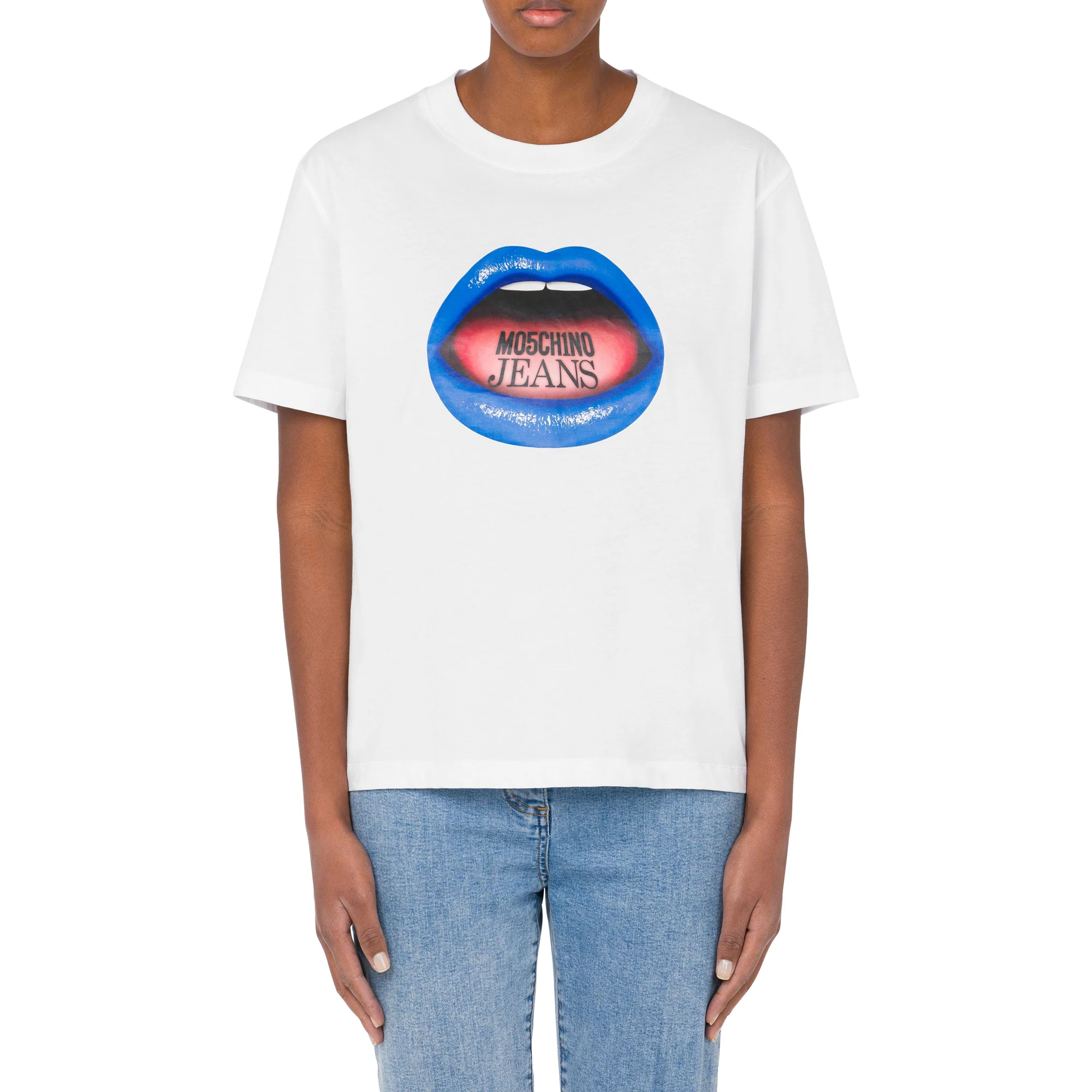 MO5CH1NO JEANS Womens SS Tee - Image 2