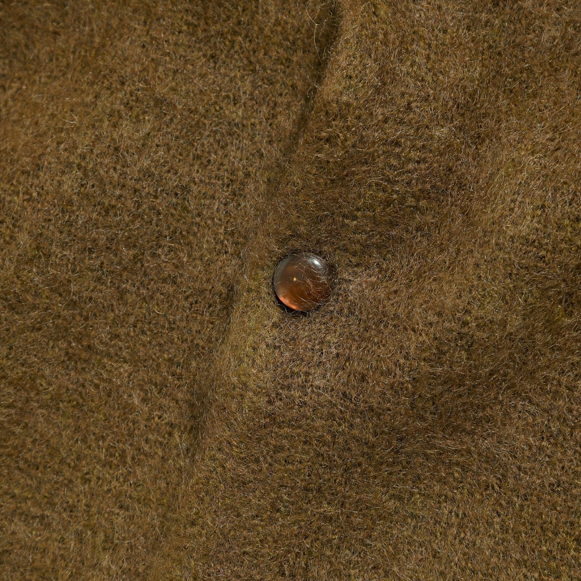 Needles Mens Mohair Cardigan 'Brown' - Image 4