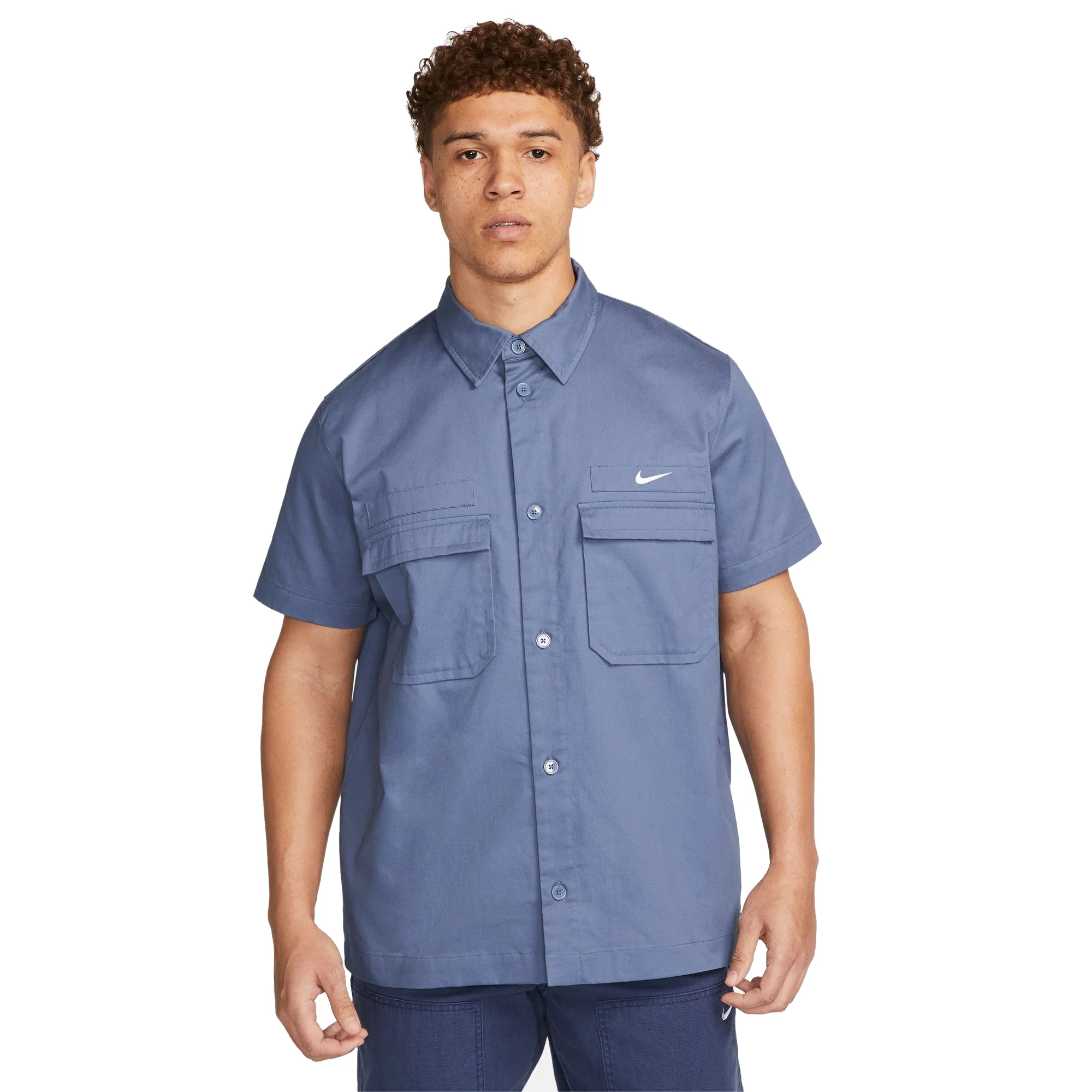 Nike Life Mens Button-Down SS Shirt - Image 2
