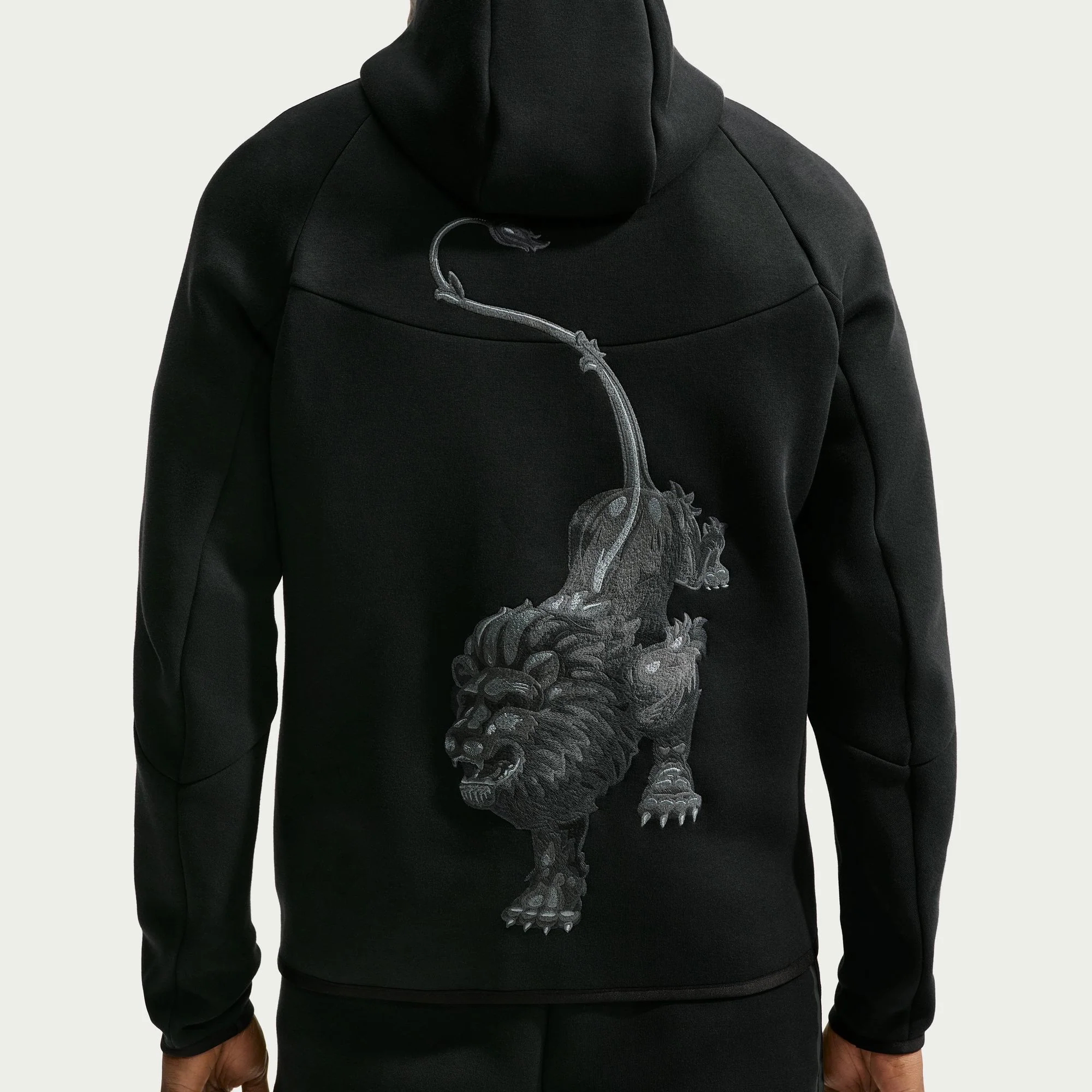 Nike Mens Netherlands x Patta Tech Fleece Full-Zip Windrunner Hoodie - Image 4