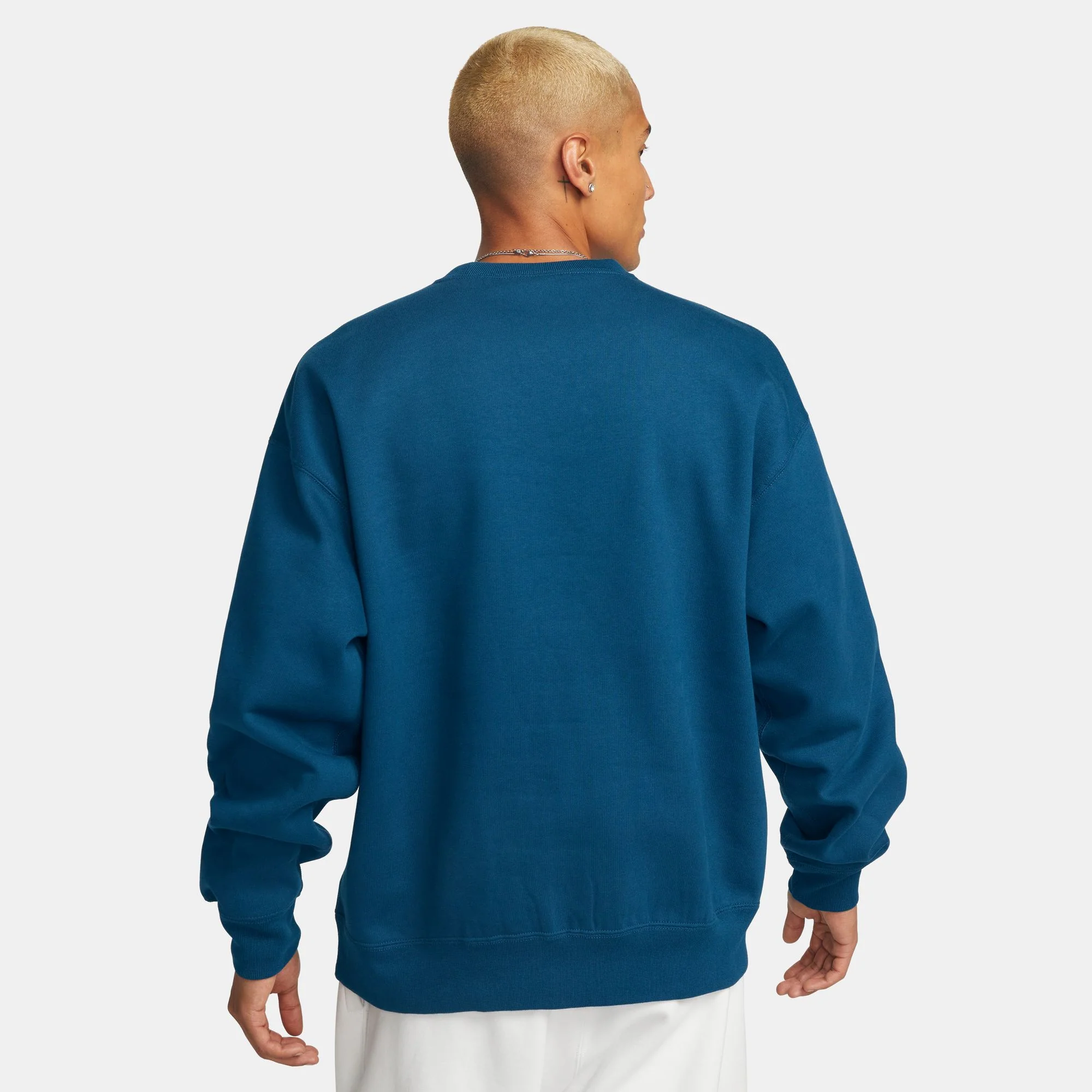 Nike Mens Solo Swoosh Fleece Crew - Image 3
