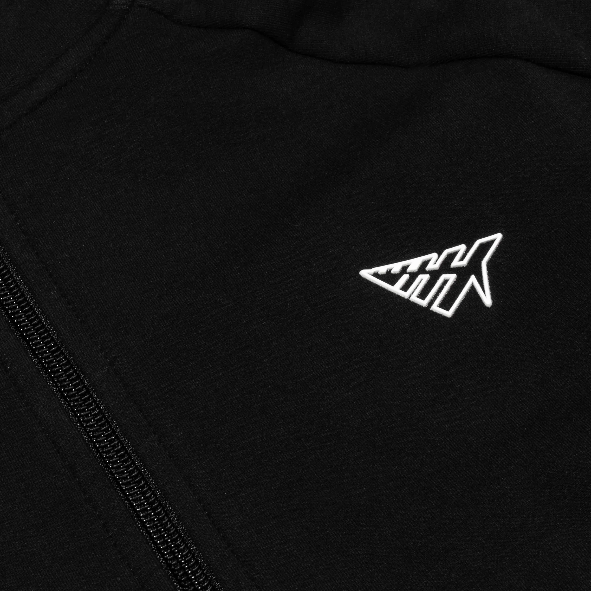 Paper Planes Mens Volume 2 Fleece Zip Hoodie 'Black' - Image 3