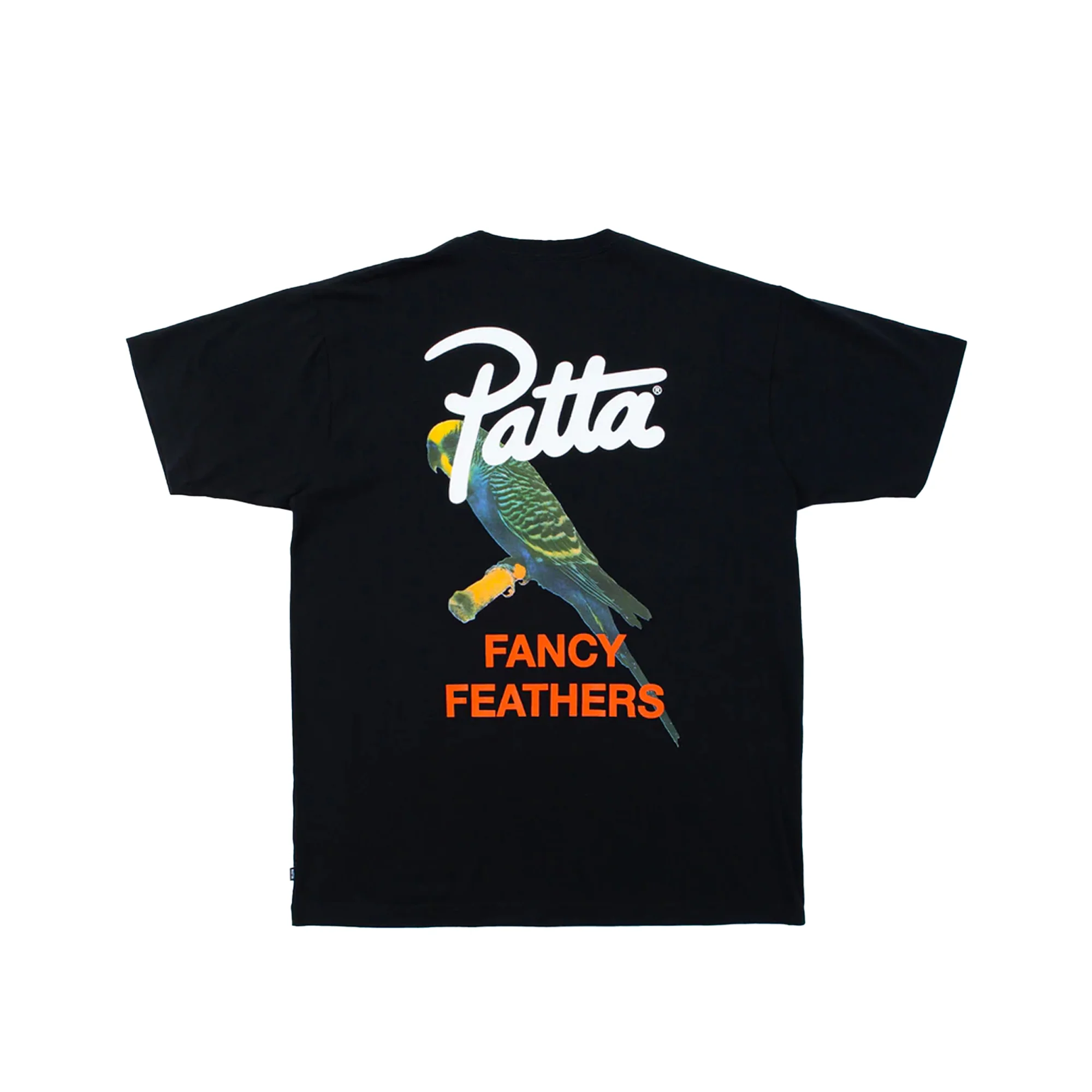 Patta Mens Fancy Feather T-Shirt 'Black' - Image 2