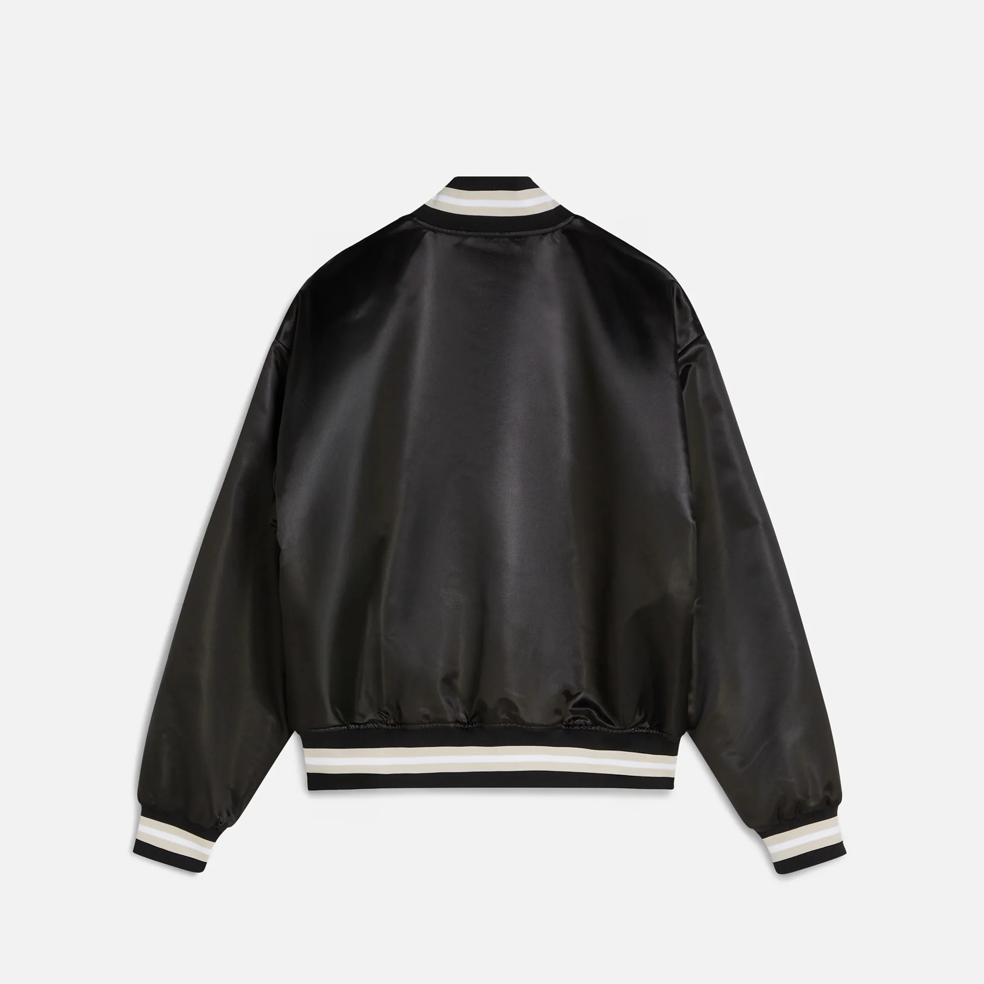 Patta Mens Script Logo Satin Varsity Jacket - Image 3