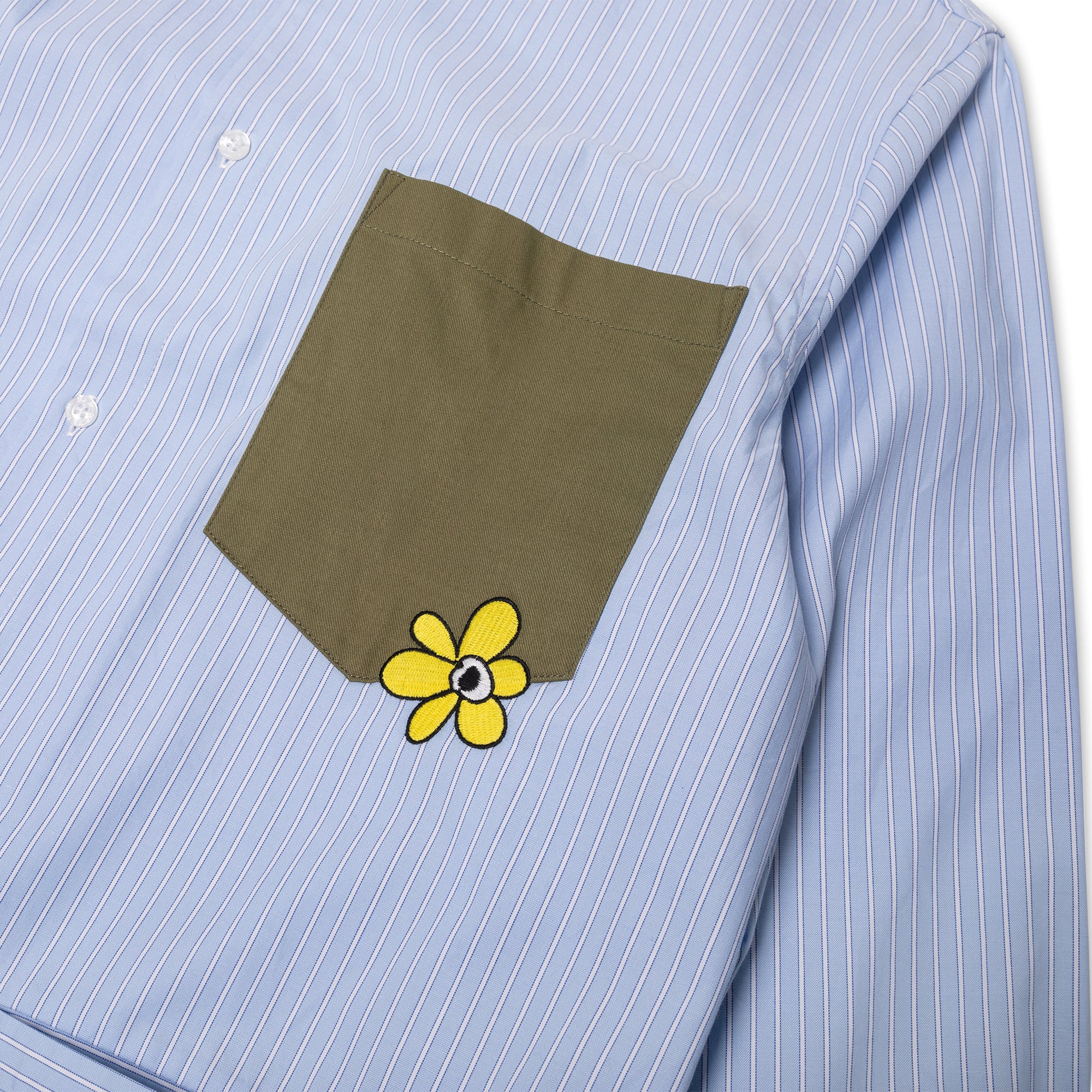 Perks And Mini Mens Tempus Collared Oversized Longsleeve Shirt - Image 2