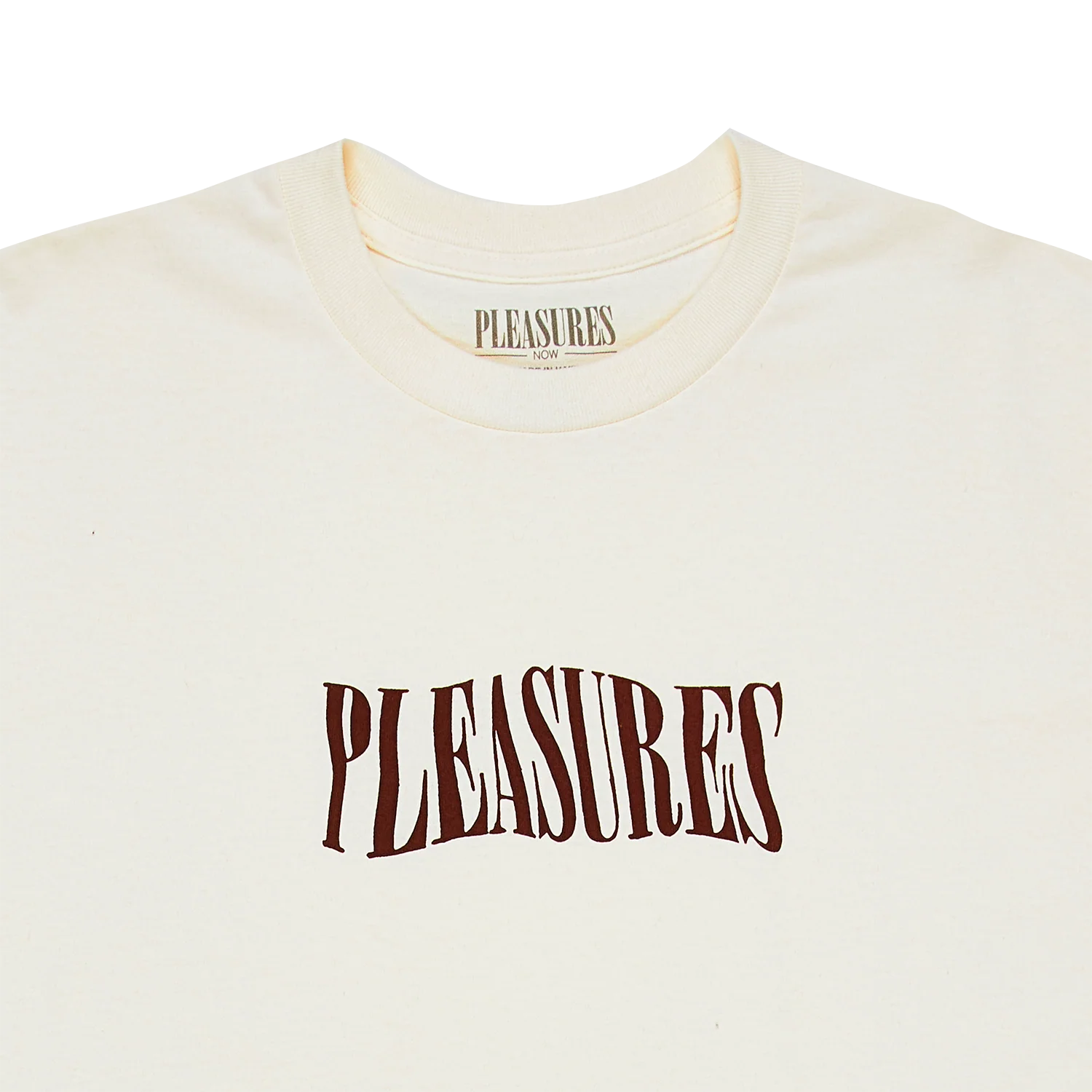 Pleasures Mens Party Logo T-Shirt 'Cream' - Image 2