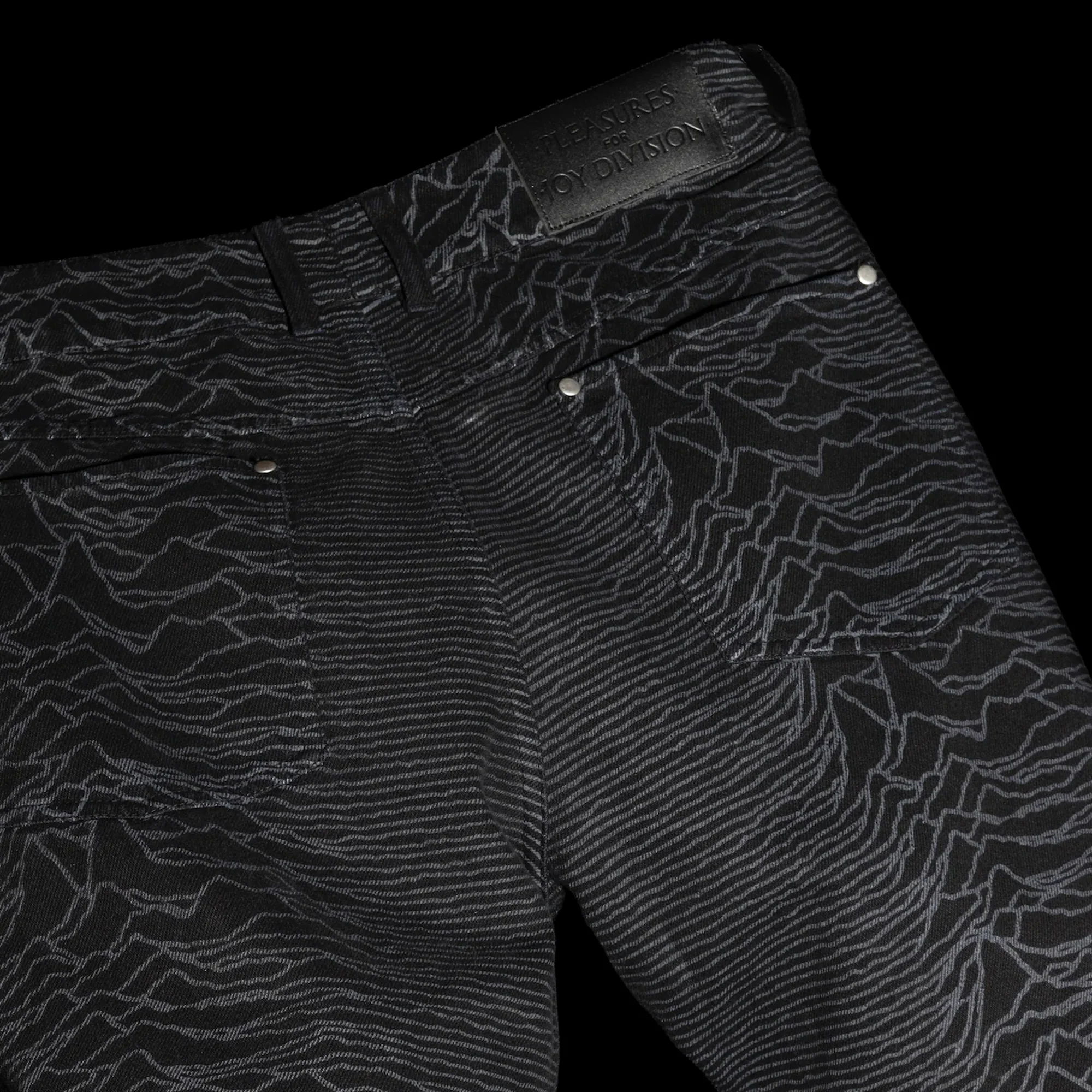 Pleasures x Joy Division Mens New Dawn Fades Denim Pants - Image 4