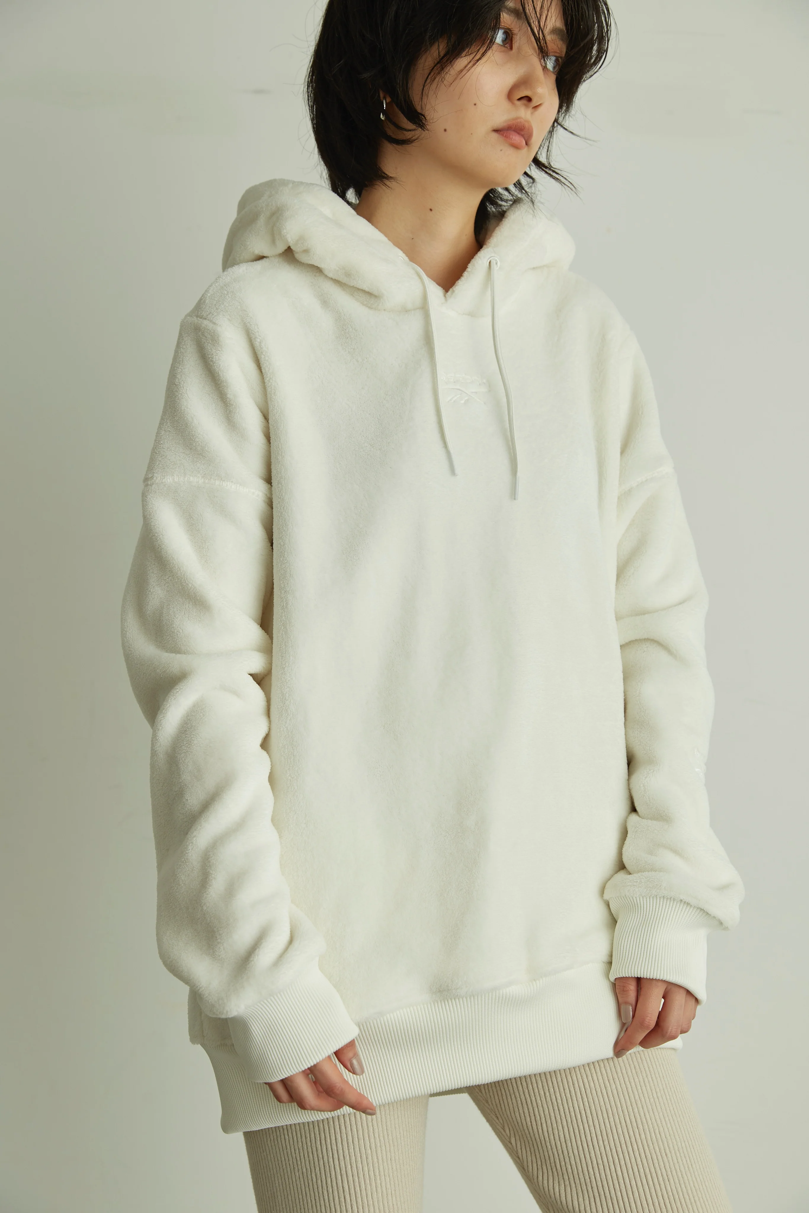 Reebok x Snidel Womens Fur Hoodie - Image 2