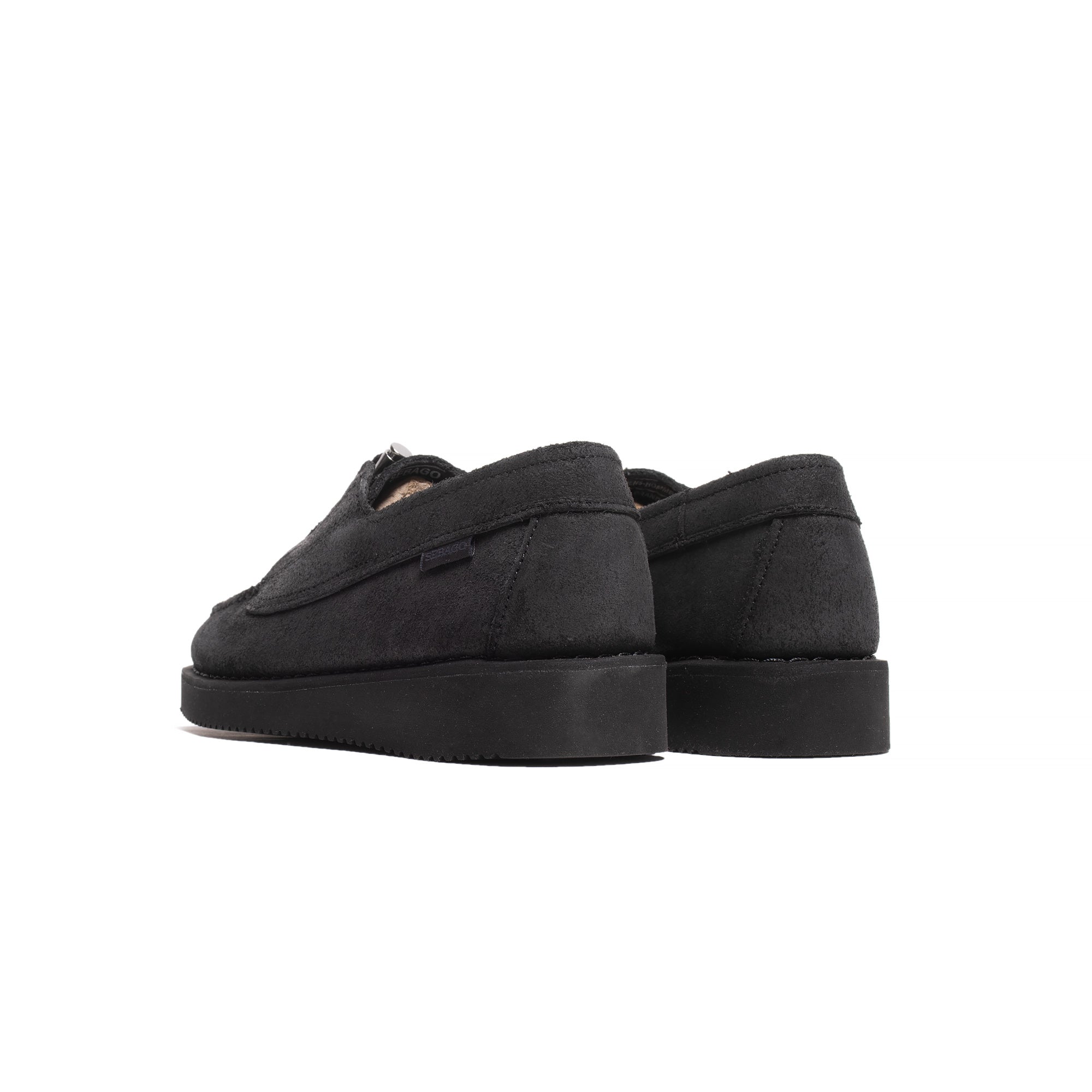 Sebago Mens Overlap Shoes 'Black' - Image 3
