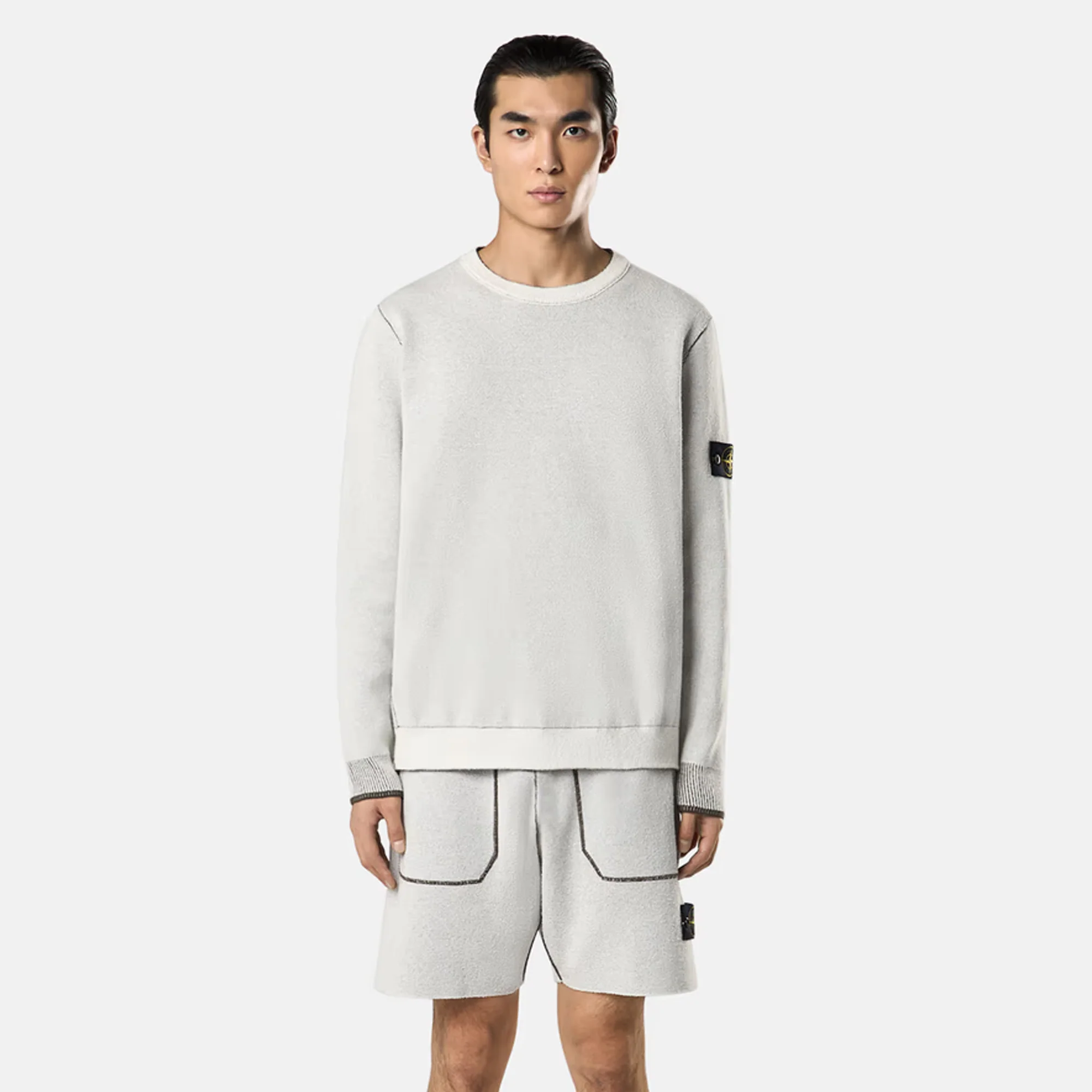 Stone Island Mens Double Face Sweater - Image 2